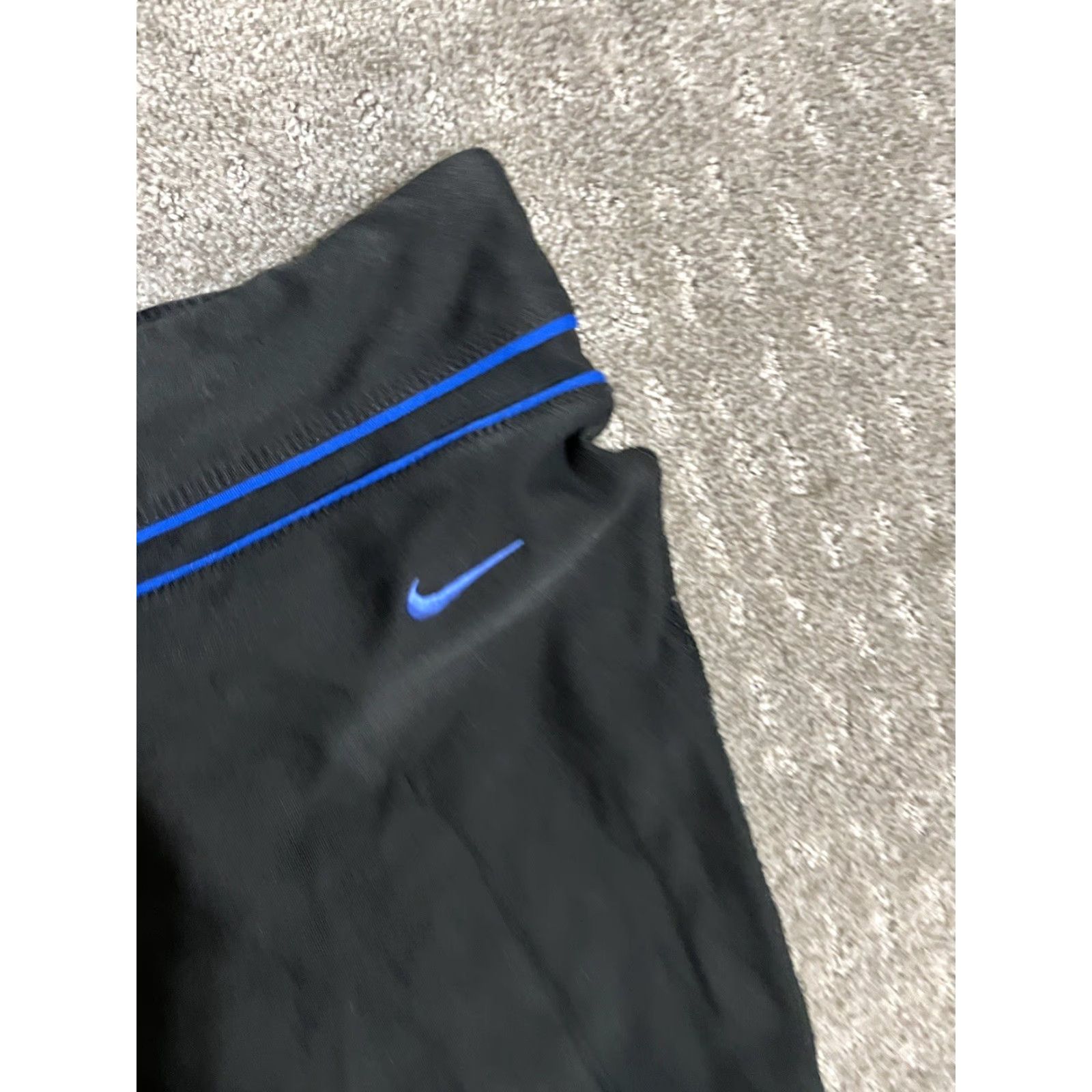 Nike Nike Joggers Women’s Medium Black Wide Leg Polyester Size 32" / US 10 / IT 46 - 5 Thumbnail