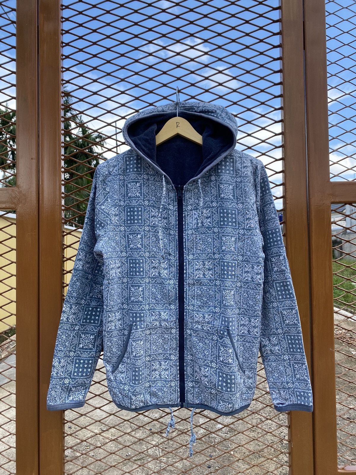 Beams Plus × Japanese Brand Beams+ Palm Graphics paisley revesible hoodie Size US M / EU 48-50 / 2 - 1 Thumbnail