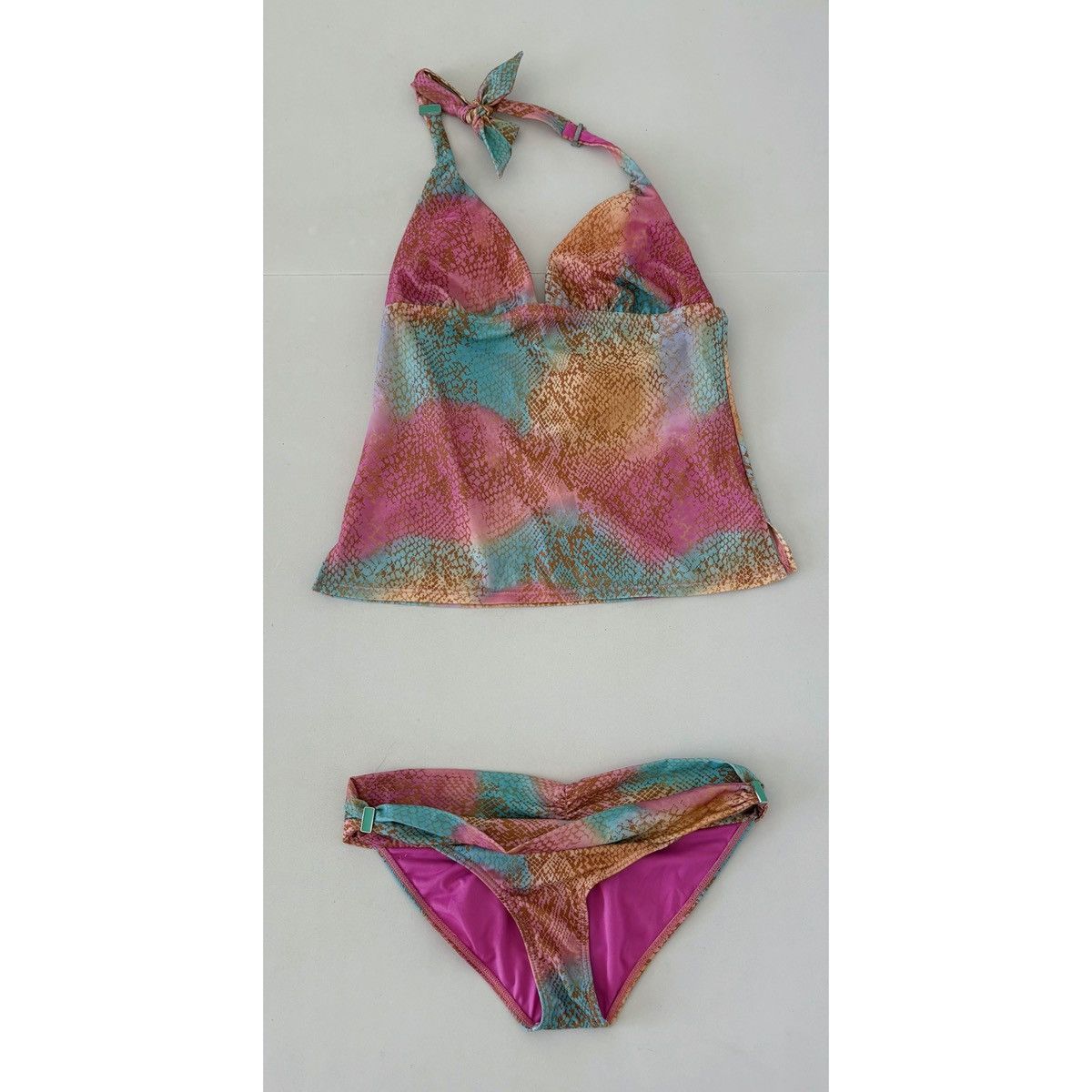 Other Raisins Snakeskin Tankini Top Bottoms Swimwear Set Size S ✨ Size S / US 4 / IT 40 - 2 Thumbnail