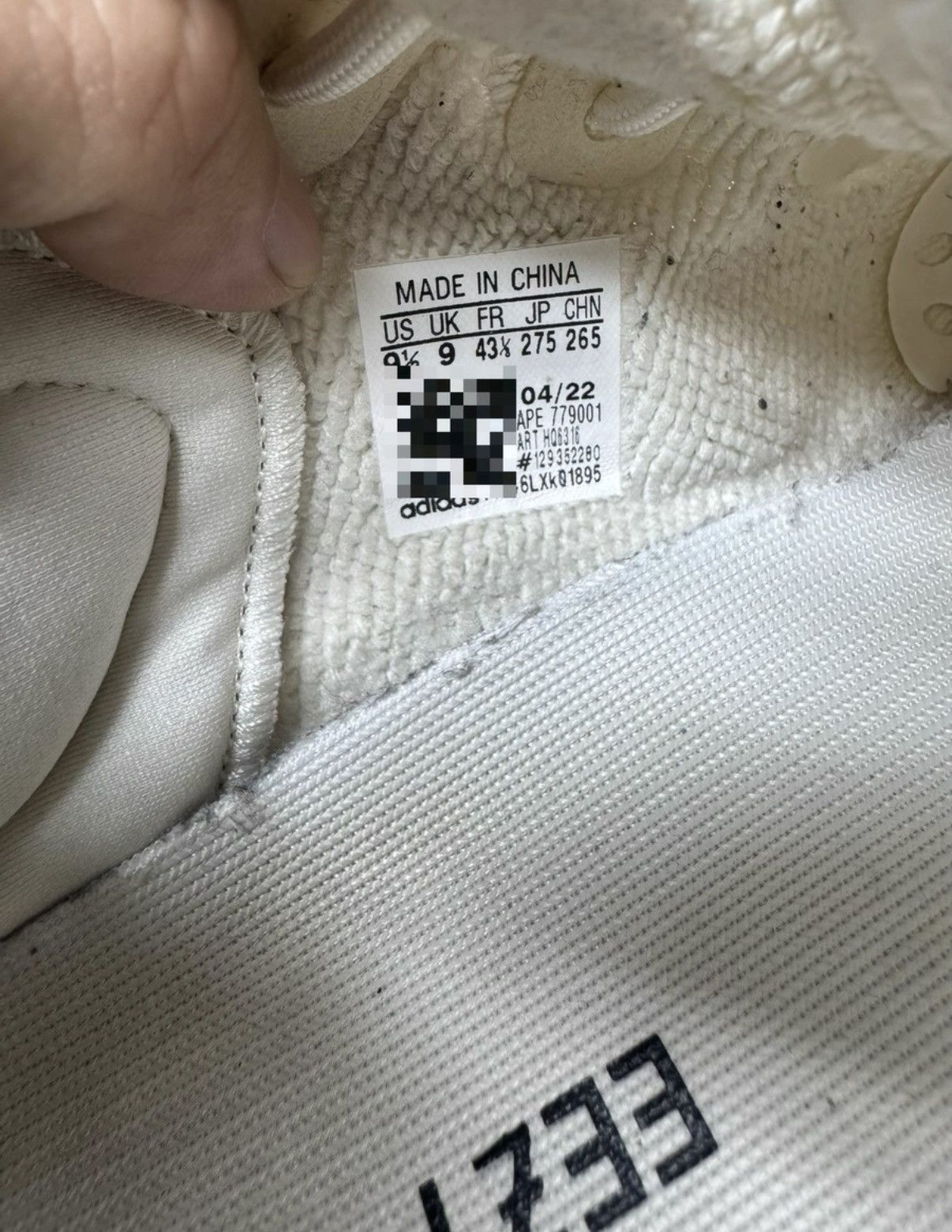 Adidas Adidas Yeezy 350 Bone 2.0,K37 Size US 9.5 / EU 42-43 - 2 Thumbnail