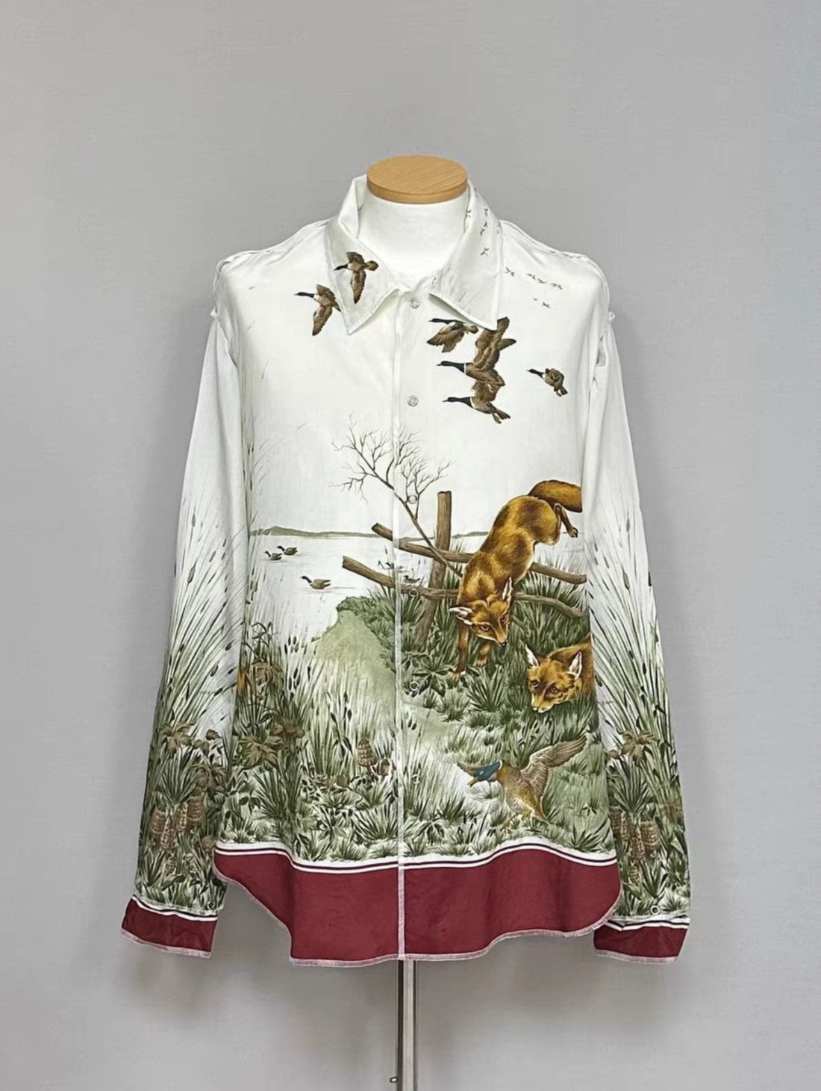Maison Margiela Maison Margiela17ss Silk Button shirt Size US M / EU 48-50 / 2 - 1 Thumbnail