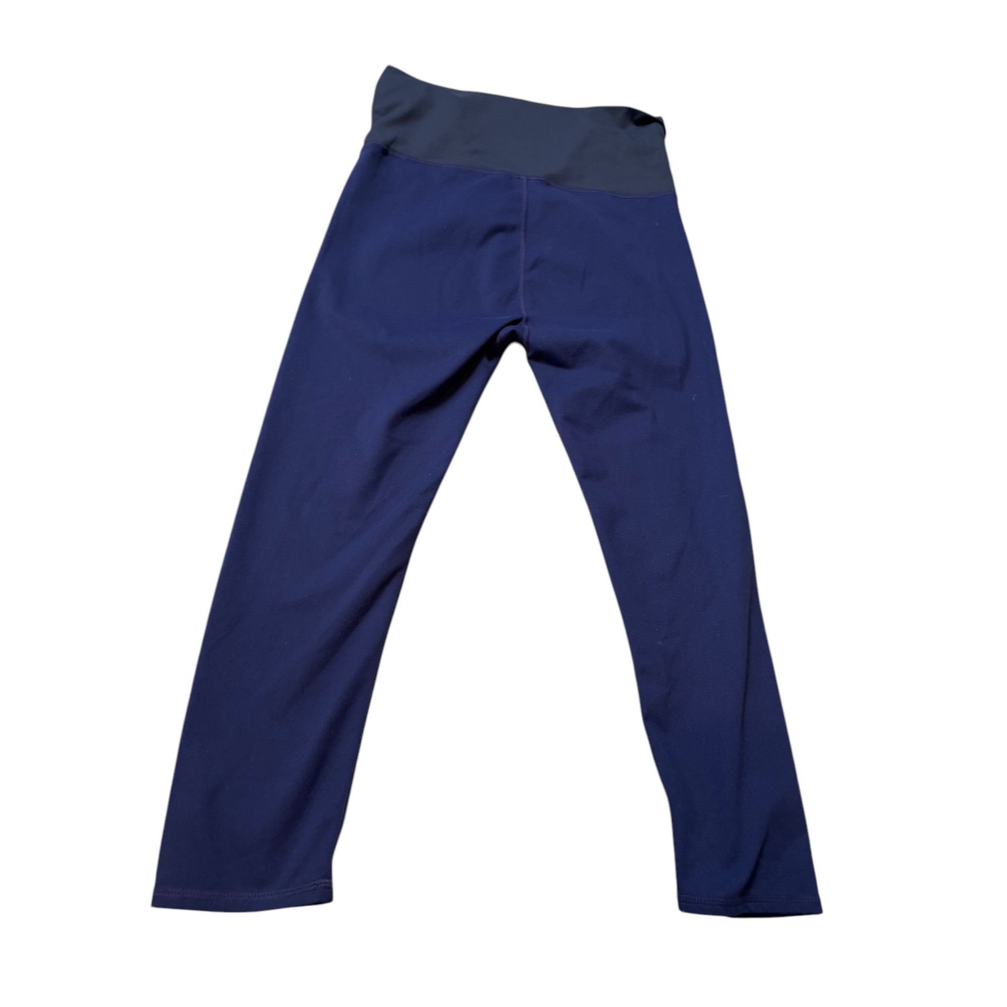 Fabletics Fabletics Navy Blue High-Waisted Womens Leggings Size S Size 27" / US 4 / IT 40 - 4 Thumbnail