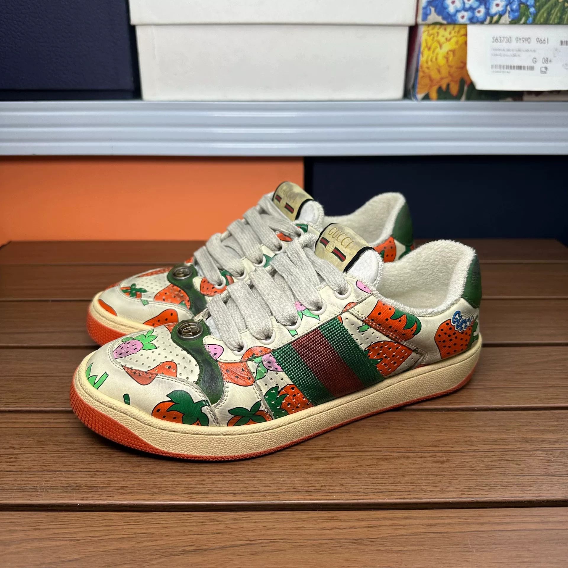 Gucci Gucci Printed Lowtop Sneakers it_35-5 Women Size US 5.5 / IT 35.5 - 1 Thumbnail