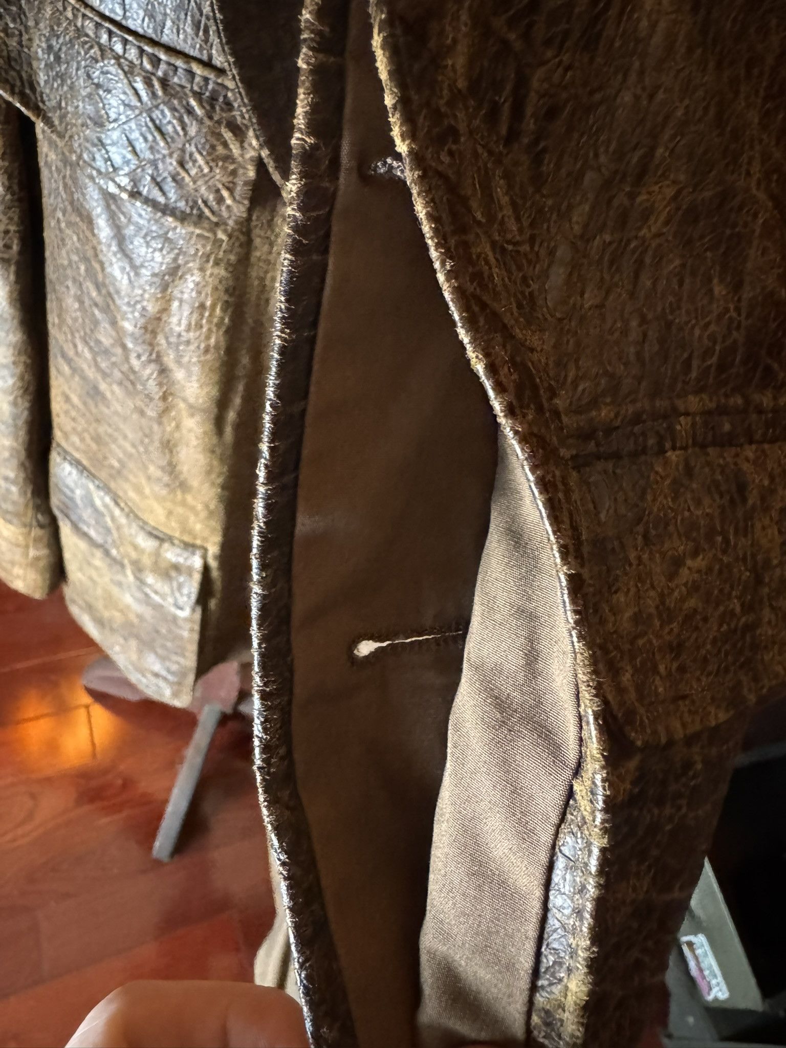 John Varvatos *RARE* 2006 JOHN VARVATOS LEATHER JACKET sz. 50 Size US M / EU 48-50 / 2 - 7 Thumbnail