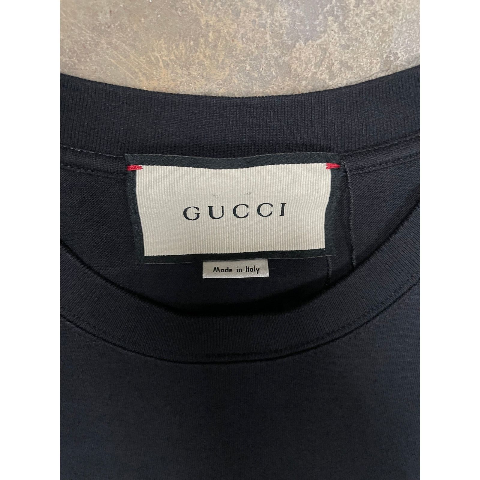 Gucci Gucci Tee Black Hawaii Used Medium (Fits XL) Size US XL / EU 56 / 4 - 2 Thumbnail