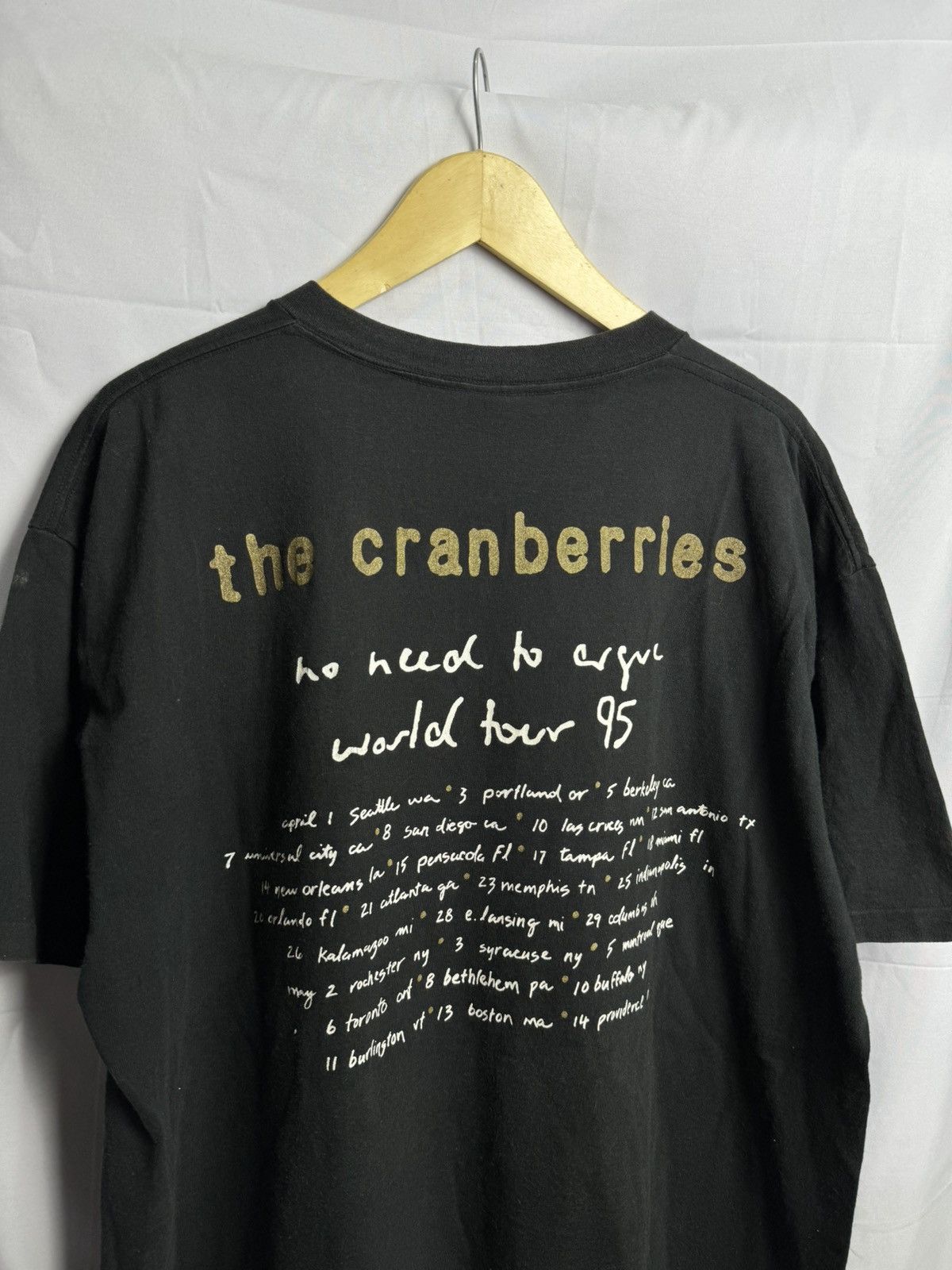 Band Tees × Vintage Vintage The Cranberries Tees XL Size Golden Size US XL / EU 56 / 4 - 6 Thumbnail