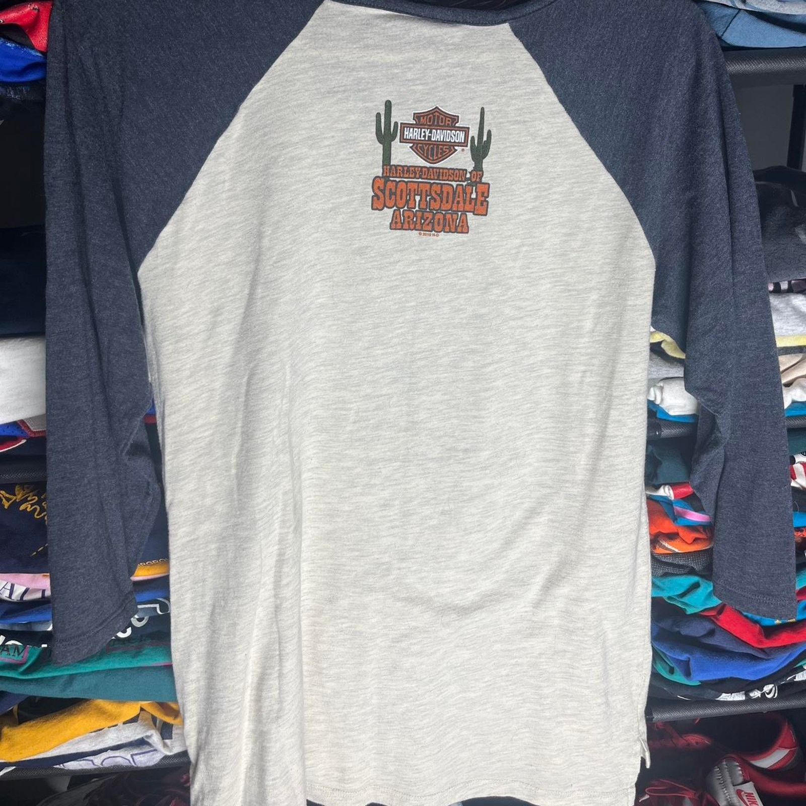 Harley Davidson Womens harley davidson 3/4 sleeve Size M / US 6-8 / IT 42-44 - 3 Thumbnail