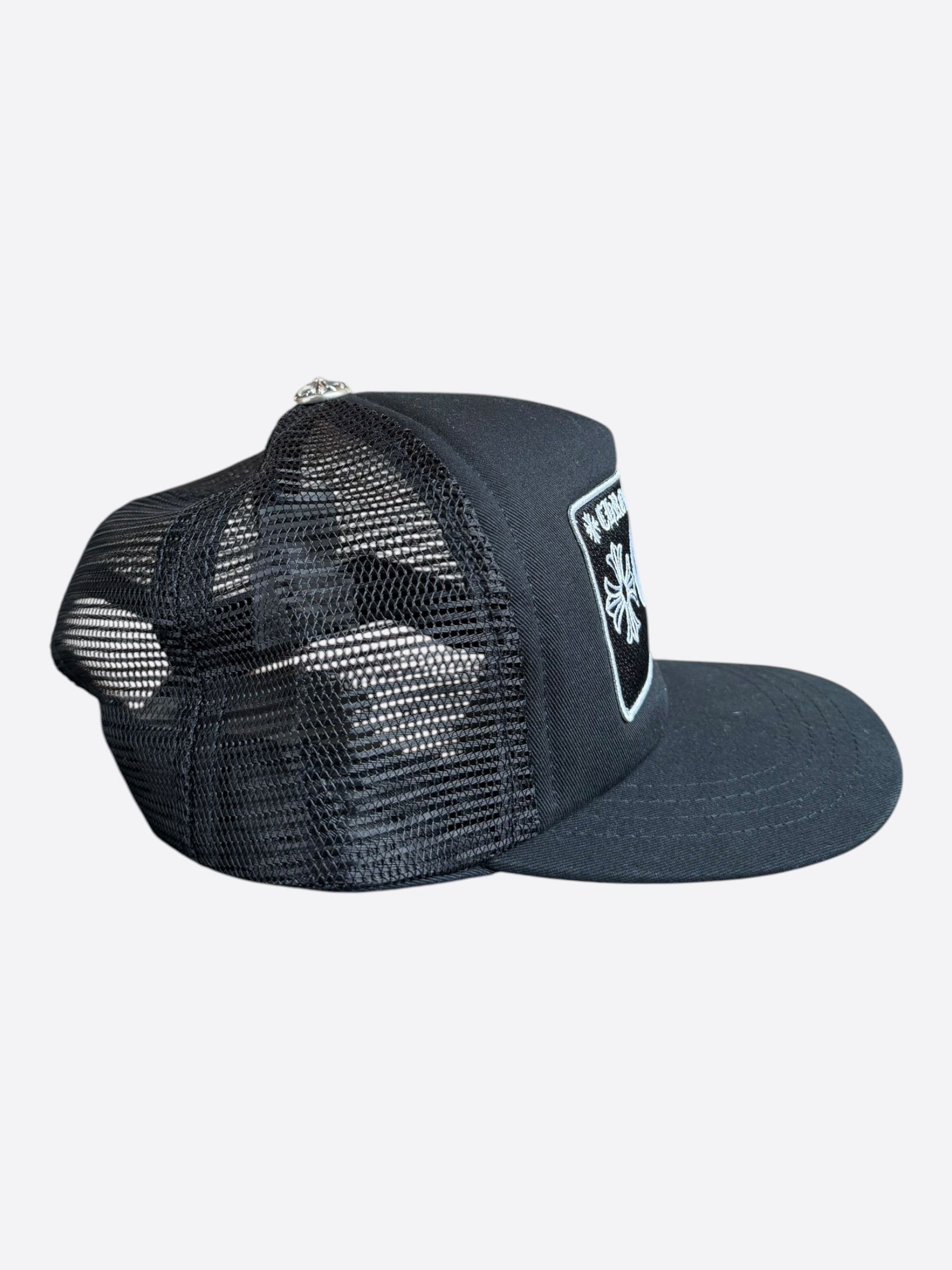 Chrome Hearts Chrome Hearts Black & White Miami Trucker Hat Size ONE SIZE - 2 Thumbnail
