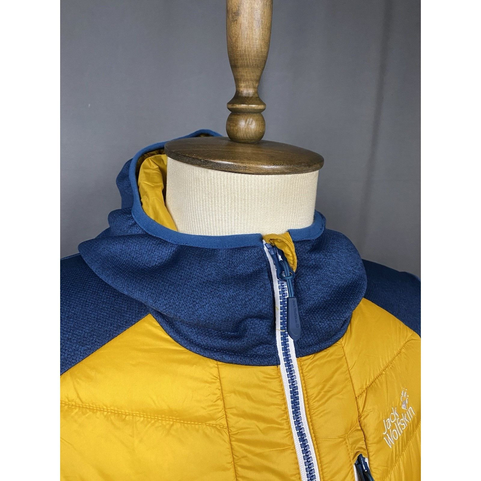 Jack Wolfskin Jack Wolfskin Skyland Crossing Men's Yellow Blue Hybrid Hood Size US M / EU 48-50 / 2 - 6 Thumbnail
