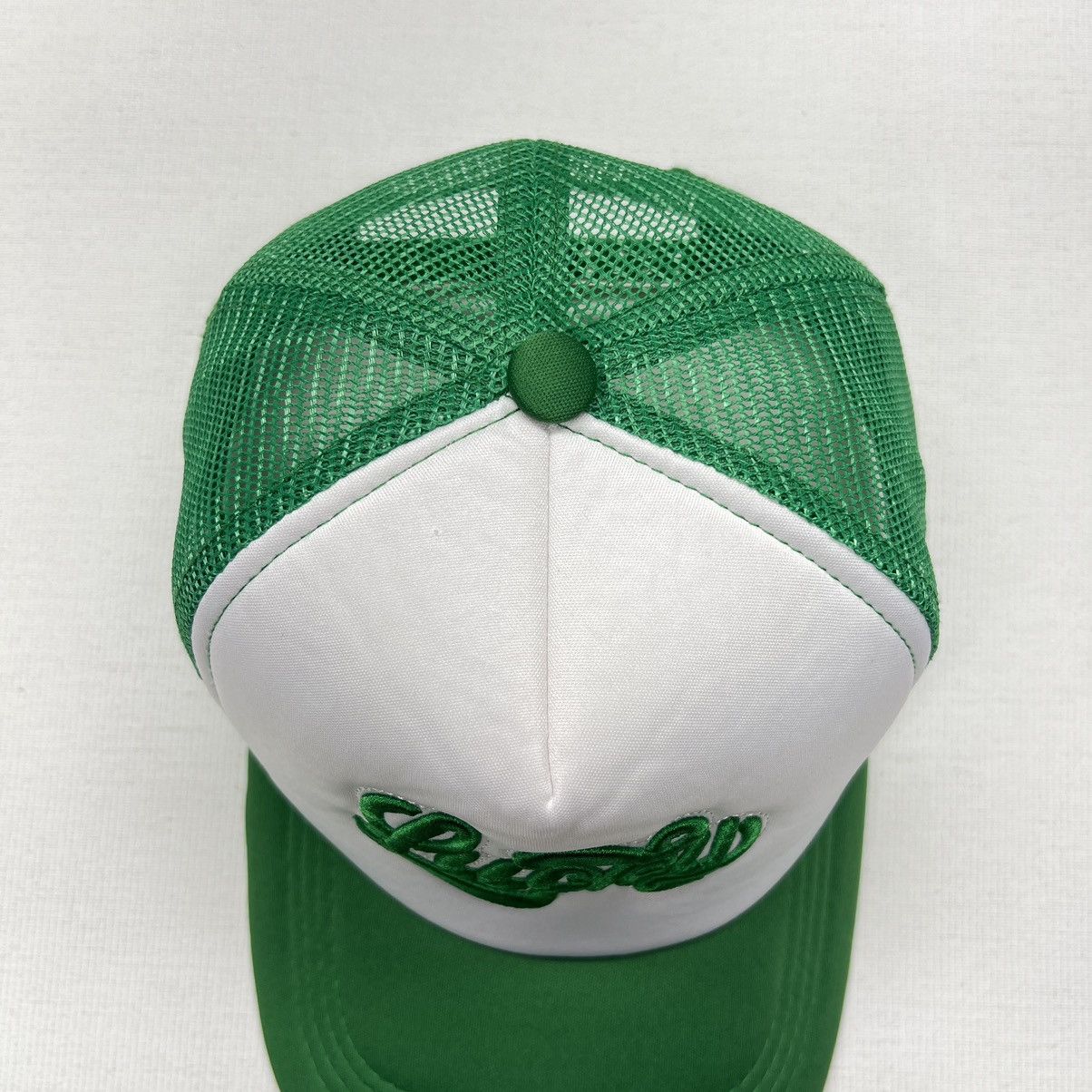 Vintage Lucky Hat Green Snapback Trucker Embroidered Adjustable Mesh Size ONE SIZE - 3 Thumbnail