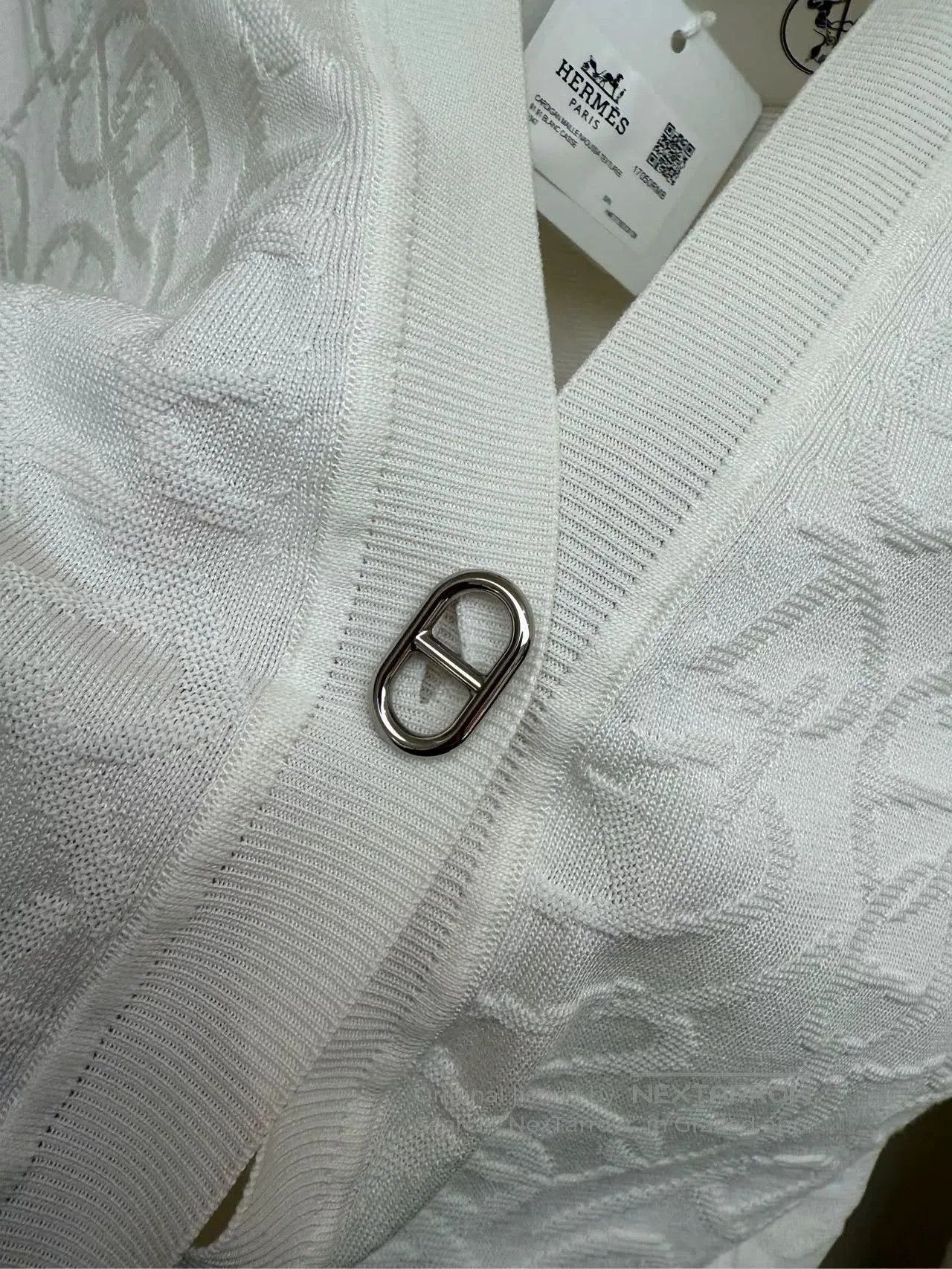 Hermes Hermes White Knit Cardigan. Size US M / EU 48-50 / 2 - 6 Thumbnail