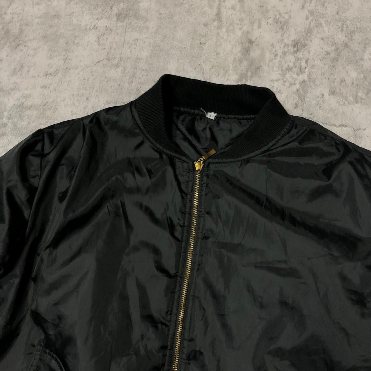 Other Black bomber jacket with gold zipper #bomberjacket Size L / US 10 / IT 46 - 2 Thumbnail