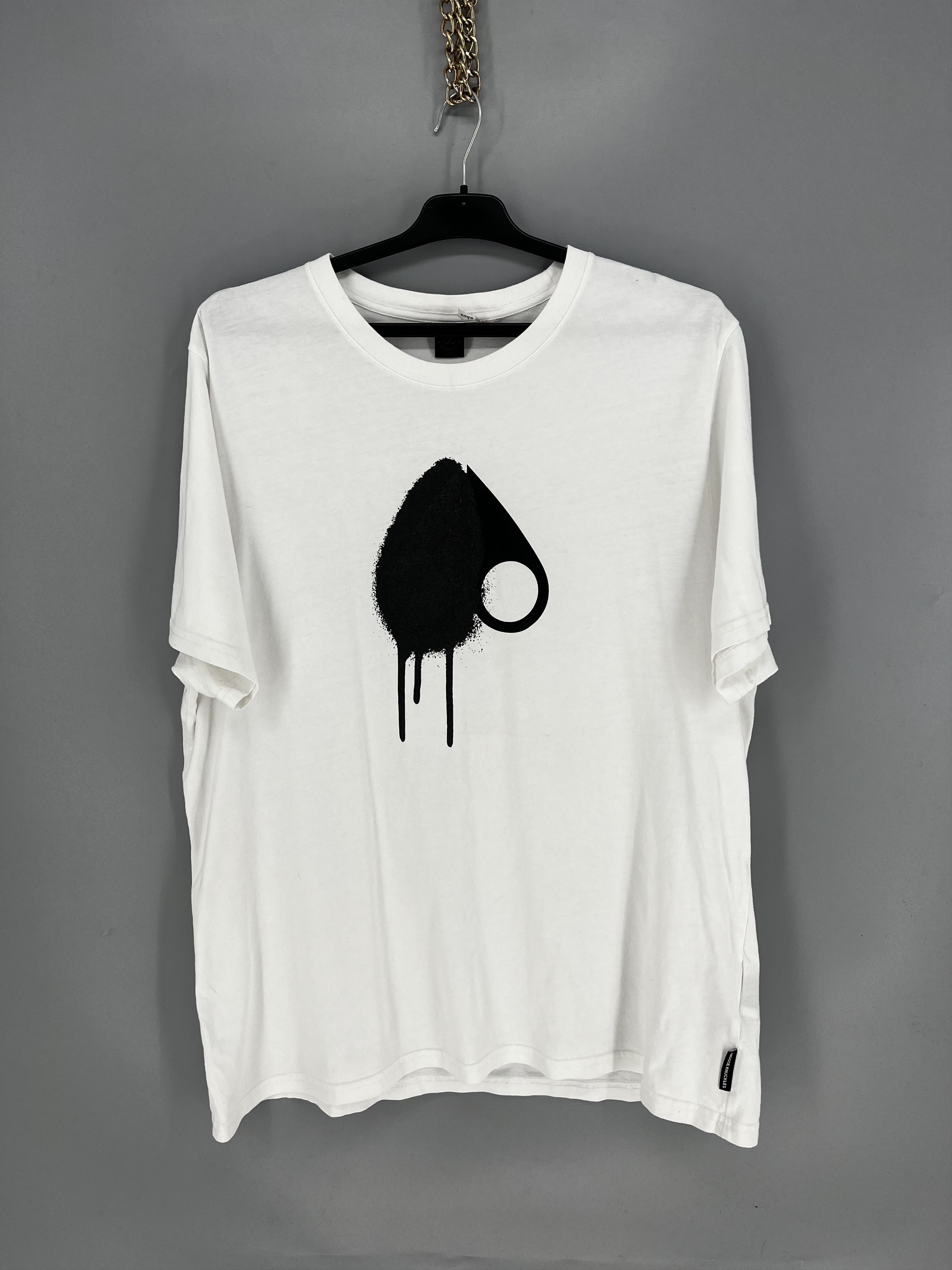 Moose Knuckles Moose Knuckles Augustine T-shirt White With Logo Print Size US XL / EU 56 / 4 - 1 Thumbnail