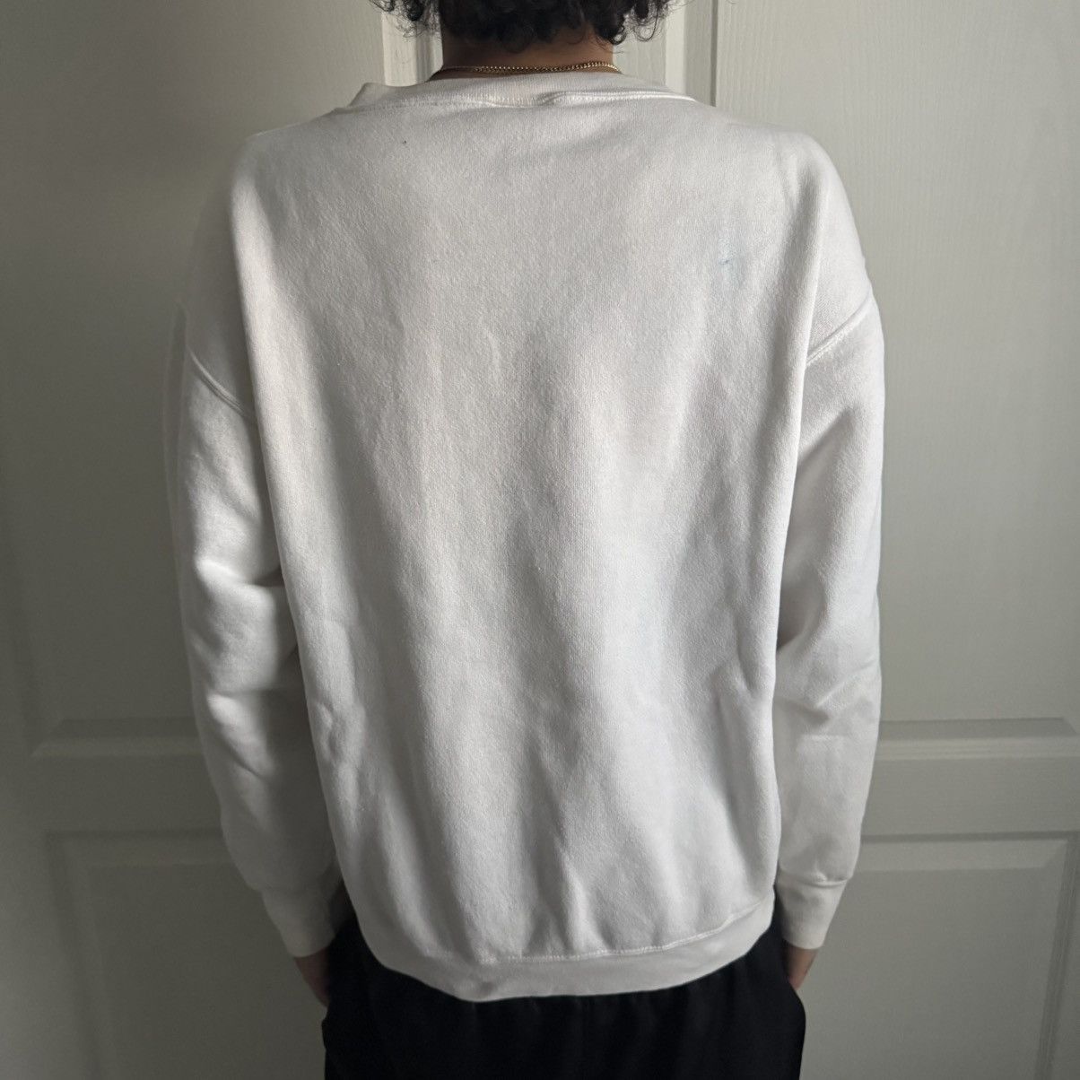 Other Vintage 90's White "Feel Lucky" Leprechaun Crewneck Size US L / EU 52-54 / 3 - 4 Thumbnail