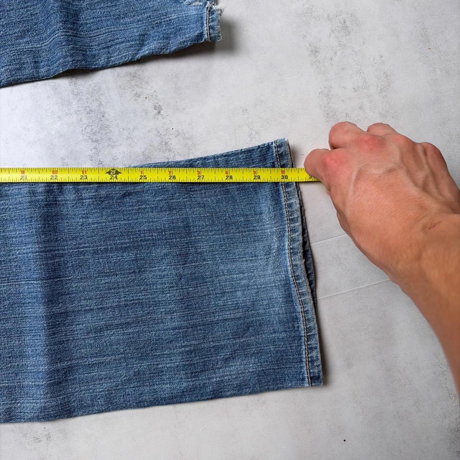 Aeropostale Y2K Aeropostale Grunge Flared Denim Jeans Size 30" / US 8 / IT 44 - 7 Thumbnail