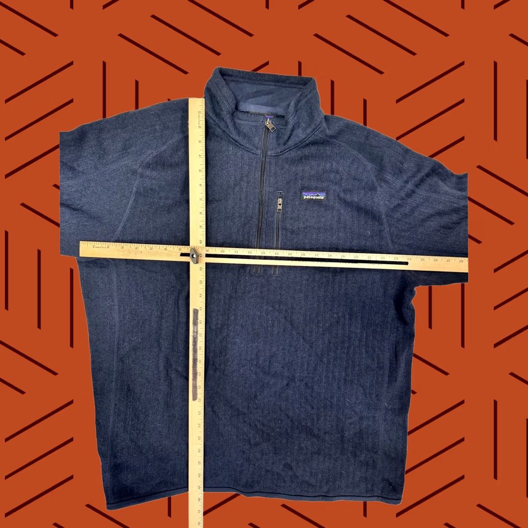 Patagonia Patagonia Better Sweater 1/4 Zip Fleece Navy Blue XXL Sweatshirt Pullover Mens Rib Knit Regular Sleeve Long Sleeve Mock Neck Zip Pocket 100% Polyester Size US XXL / EU 58 / 5 - 1 Thumbnail