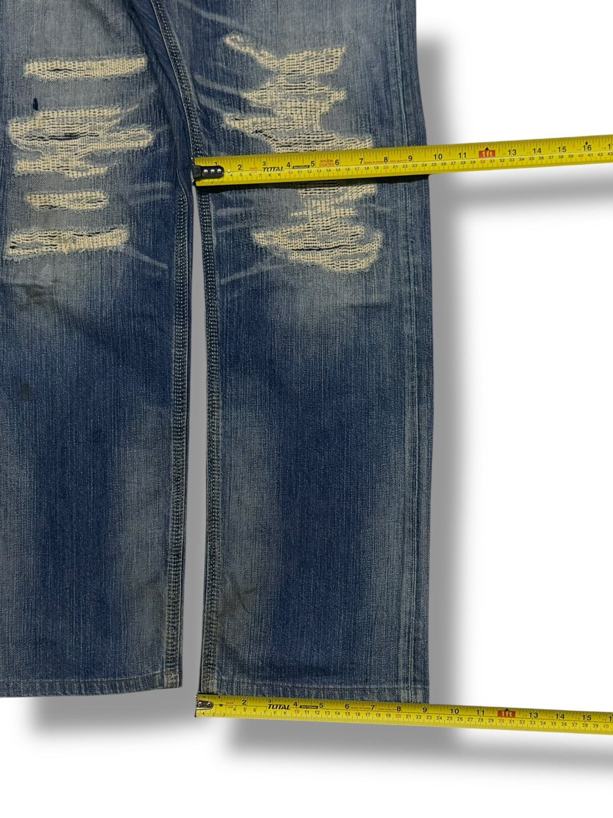 Edwin Vintage 00s Edwin 444XVS Exclusive Vintage Denim Jeans | W32 Size US 32 / EU 48 - 13 Thumbnail