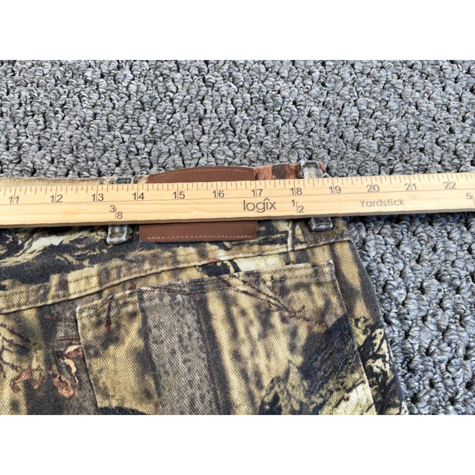 Wrangler VINTAGE Wrangler Jeans Camouflage 5-Pocket Regular Fit Men 38 x 30 Green Break Up Camo 90s Hipster Retro Mens Size US 38 / EU 54 - 5 Thumbnail