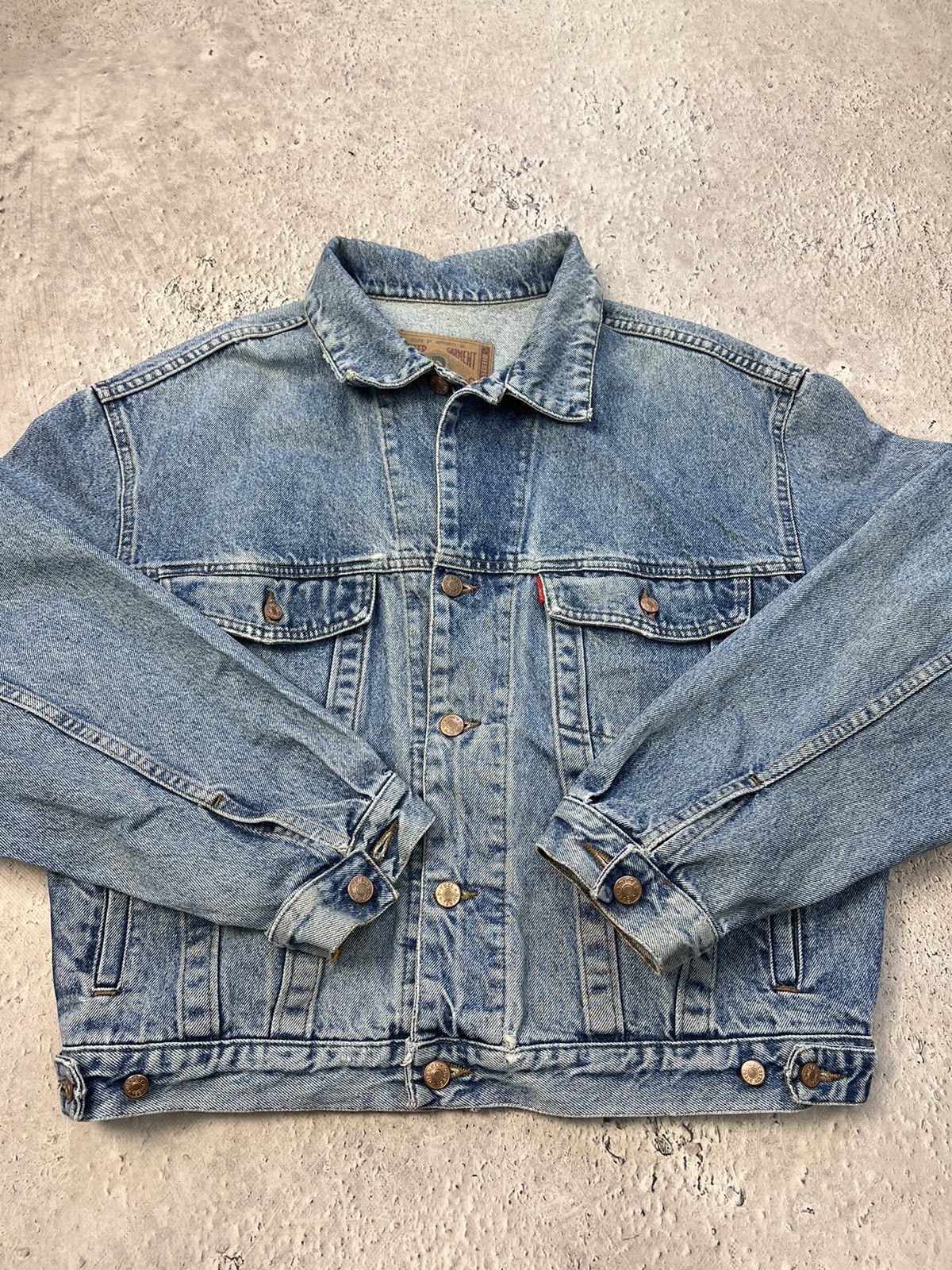 Diesel × Japanese Brand Diesel Distressed Denim Trucker boxy Jacket Size US M / EU 48-50 / 2 - 8 Thumbnail