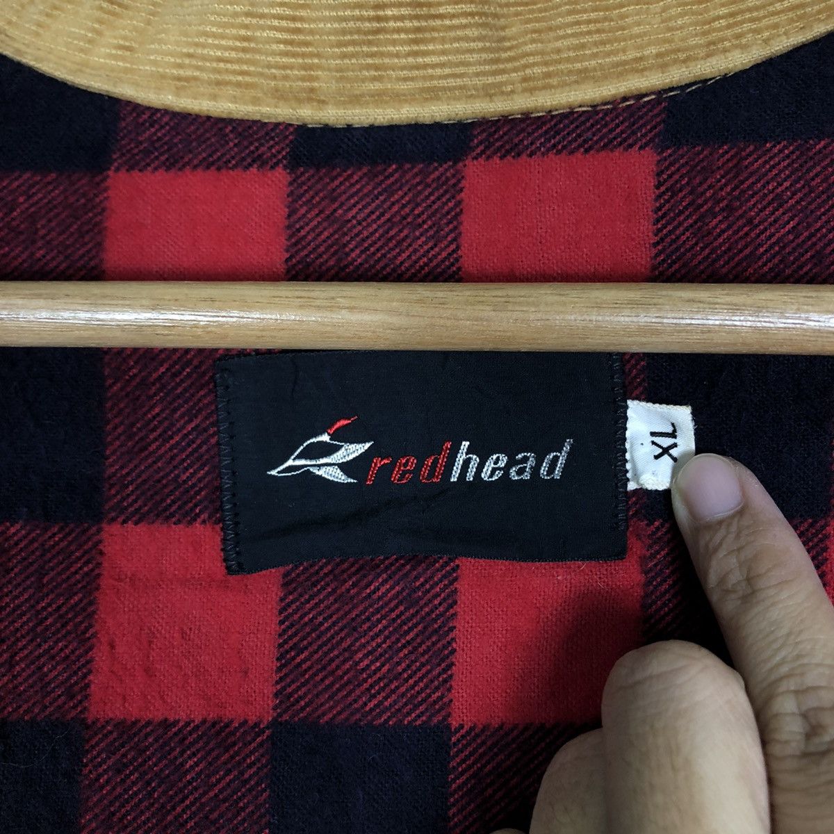 Japanese Brand 🔥Vtg Chore Duck Canvas Chore Jacket Redhead Punk Tartan Size US XL / EU 56 / 4 - 15 Thumbnail