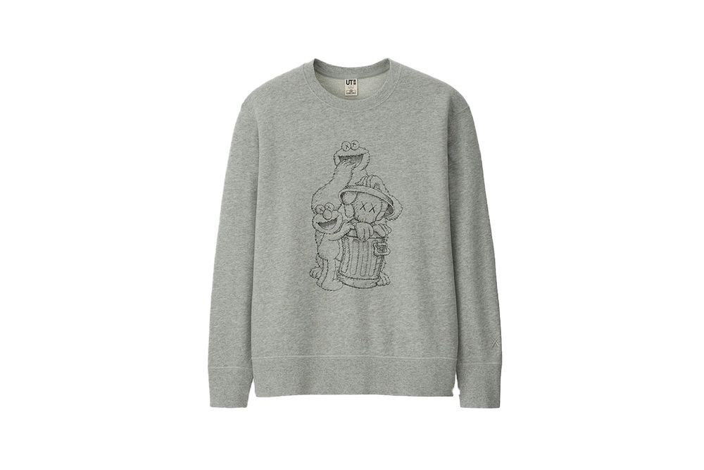Kaws × Uniqlo KAWS x Uniqlo x Sesame Street Sweatshirt Crewneck Big Logo Size US M / EU 48-50 / 2 - 1 Thumbnail
