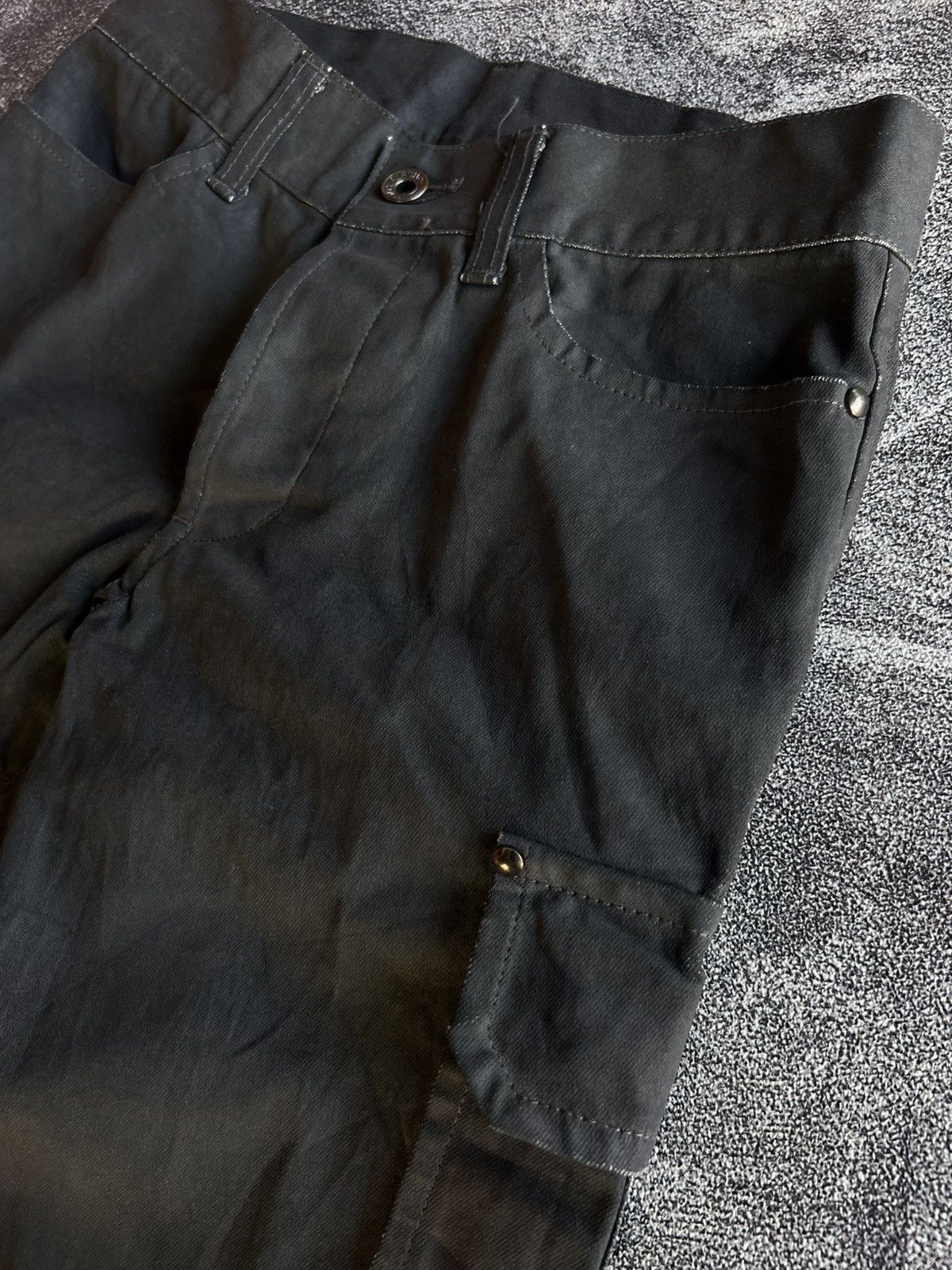 5351 POUR LES HOMMES 5351 Pour Les Hommes Waxed Cargo Pants Size US 28 / EU 44 - 4 Thumbnail
