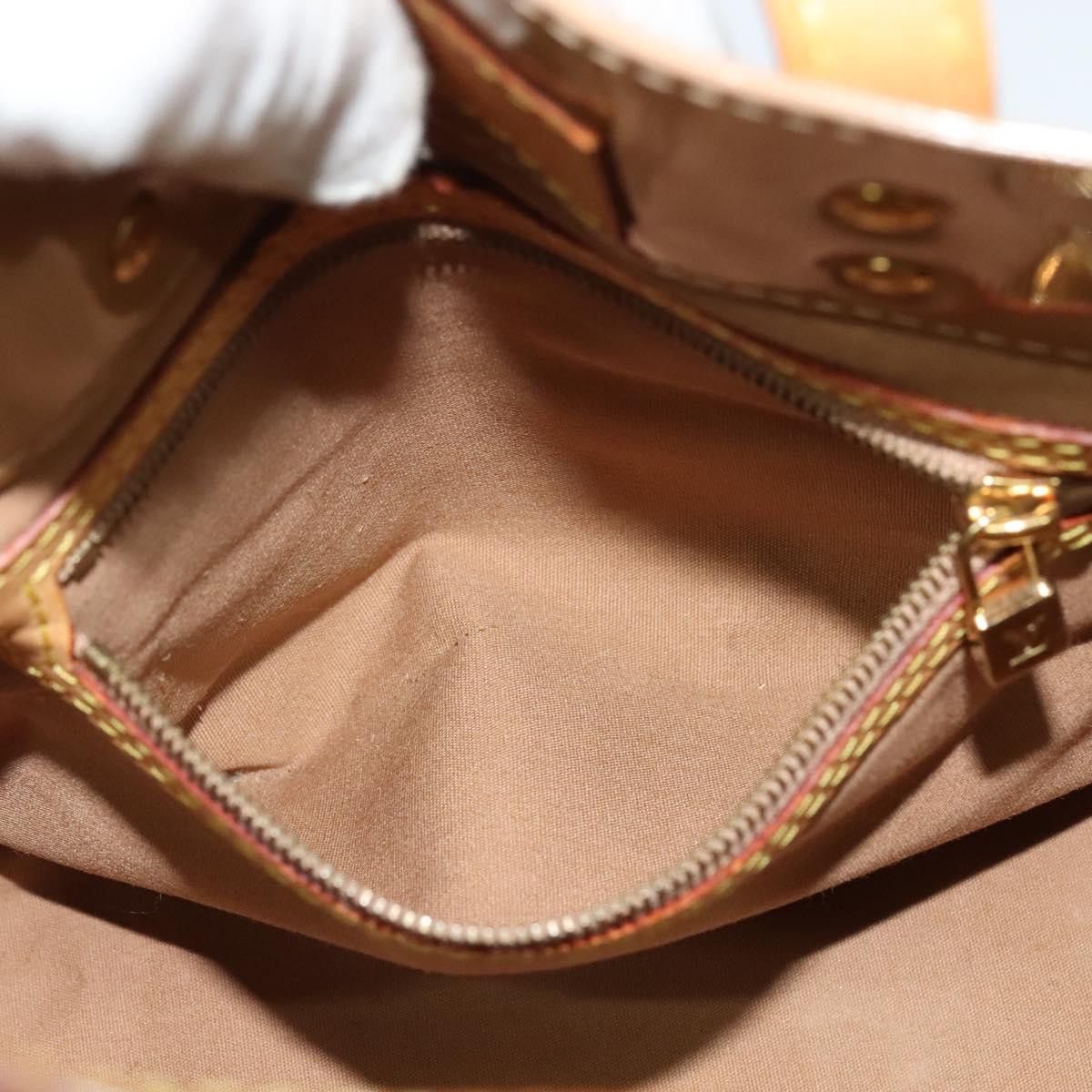 Louis Vuitton LOUIS VUITTON Monogram Vernis Reade PM Hand Bag Noisette Size ONE SIZE - 11 Thumbnail