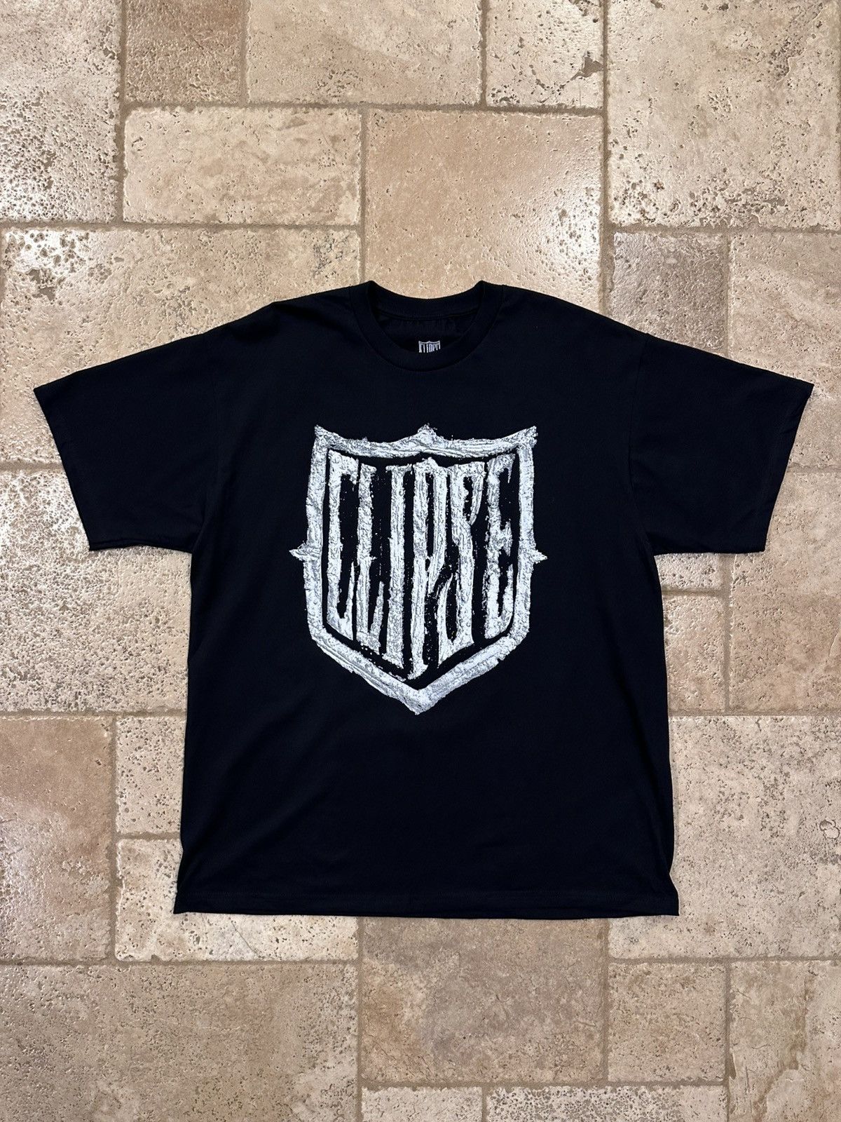 Rap Tees Clipse Logo “Let God Sort Em Out” Tour Dates Black Rap Tee Size US XL / EU 56 / 4 - 3 Thumbnail