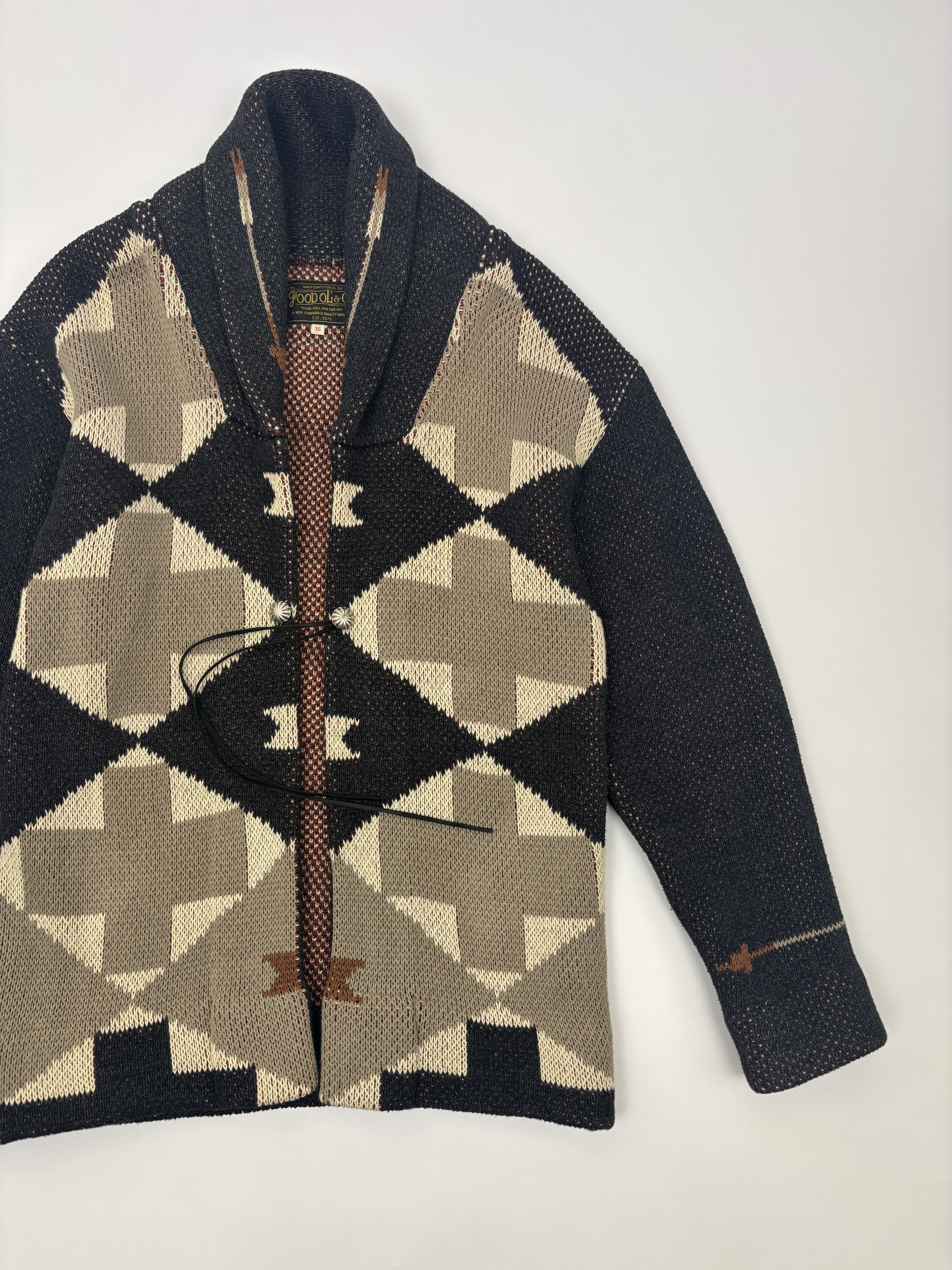 Japanese Brand Good Ol’ Native Cardigan Size US S / EU 44-46 / 1 - 1 Thumbnail