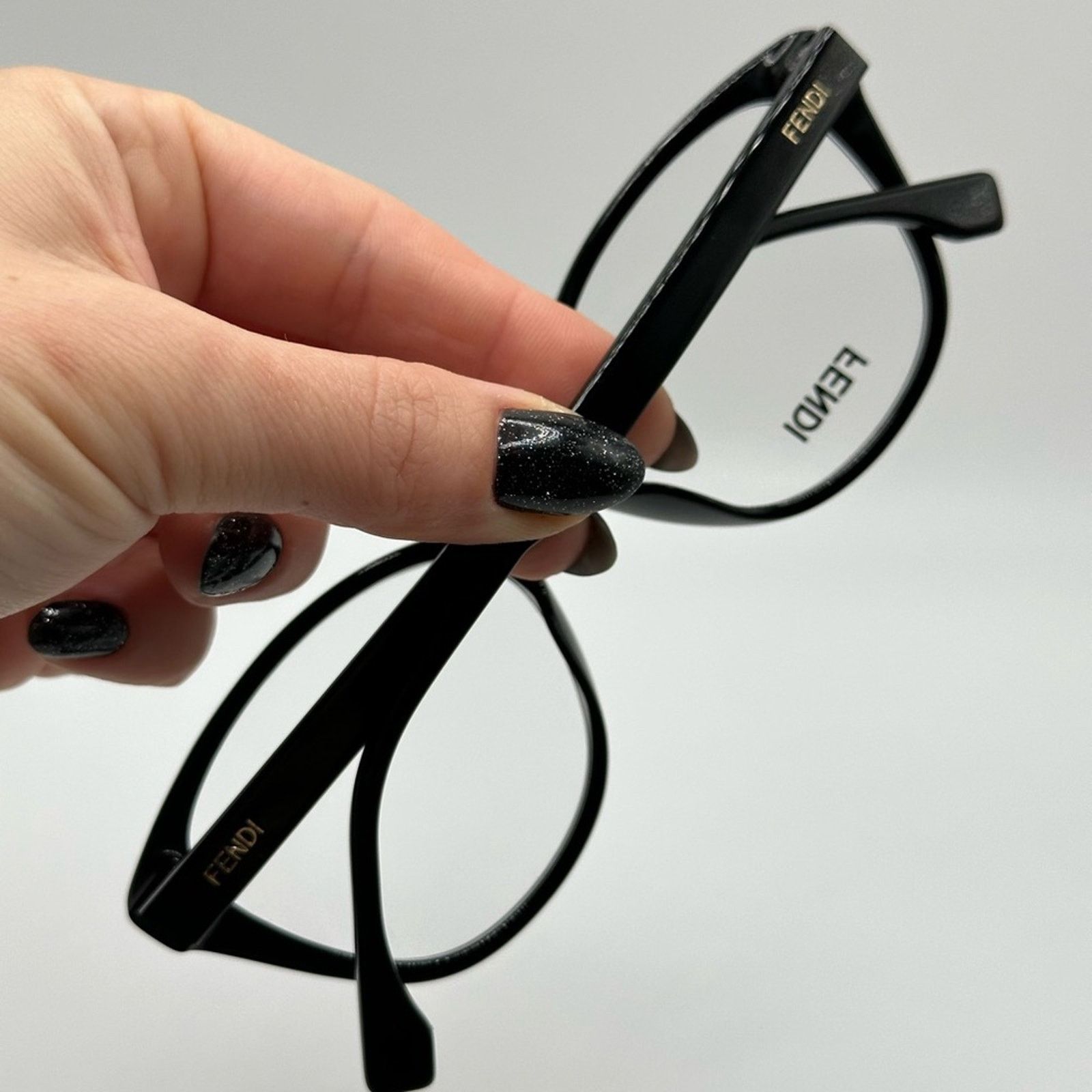 Fendi NEW FENDI Eyeglasses FE50014I 53001 Black Women Size ONE SIZE - 8 Thumbnail