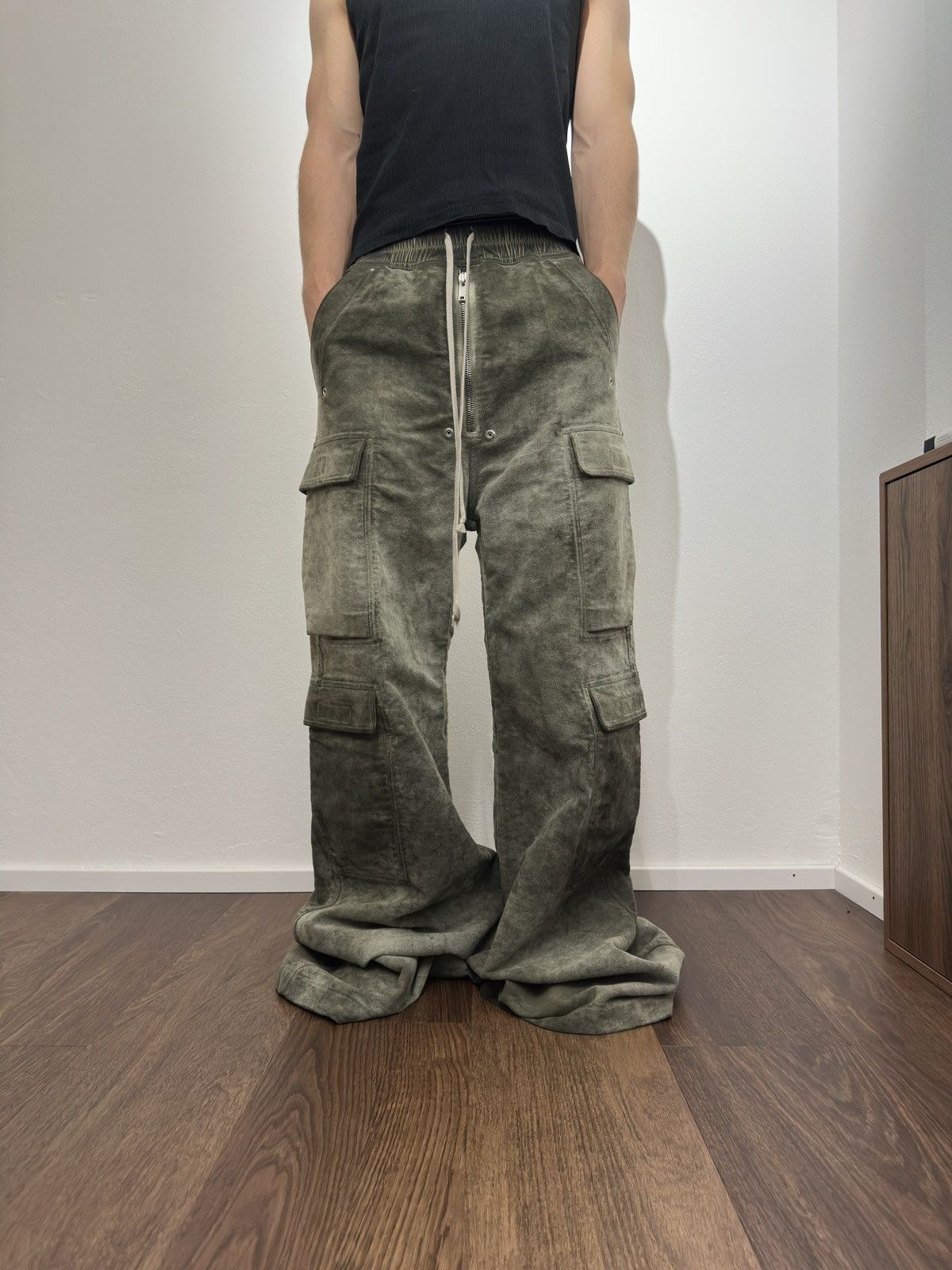 Rick Owens Drkshdw 1/1 Sample Rick Owens FW24 Double Cargo Bela Size US 31 - 3 Thumbnail