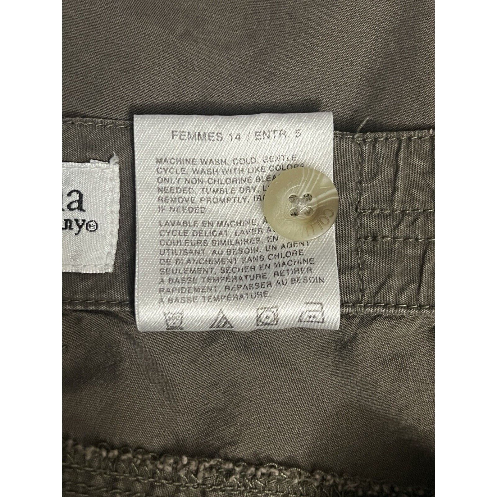 Columbia Columbia Women's Size 14 Chino Shorts 6 Brown Pockets EUC Size 36" / US 14 / IT 50 - 11 Thumbnail