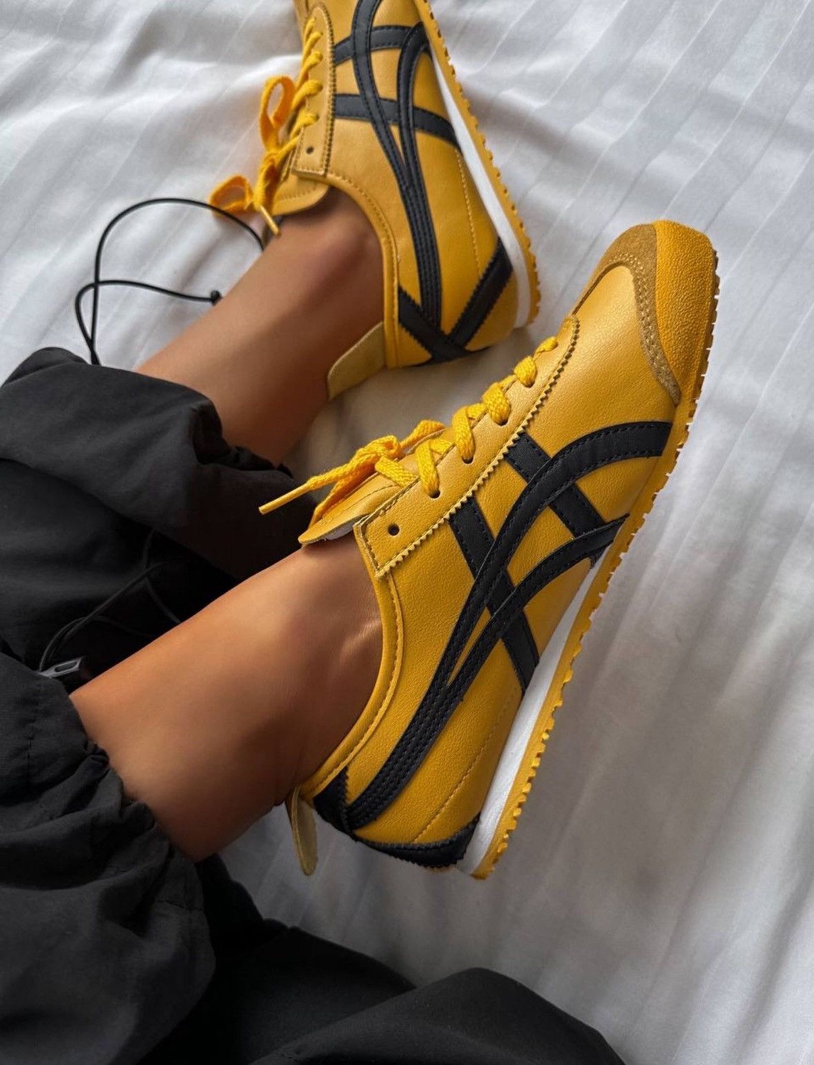 image of Asics x Onitsuka Tiger Vintage Shoes Onitsuka Tiger Mexico 66 Kill Bill Y2K Size 39 in Yellow, Men'