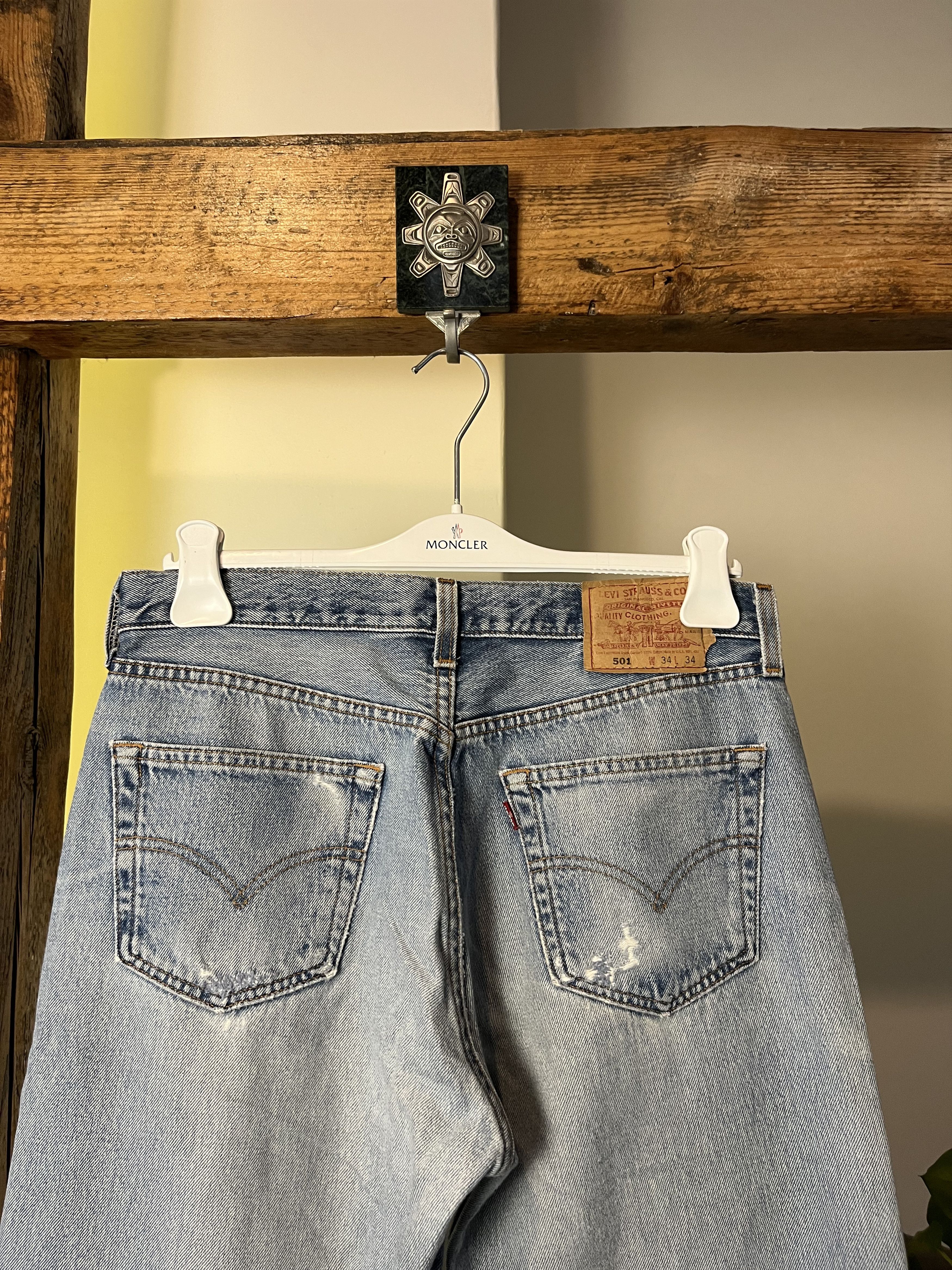 Levi's × Levi's Vintage Clothing Vintage 1998 Levi's 501 Made in USA 90s Denim Jeans Size US 34 / EU 50 - 5 Thumbnail