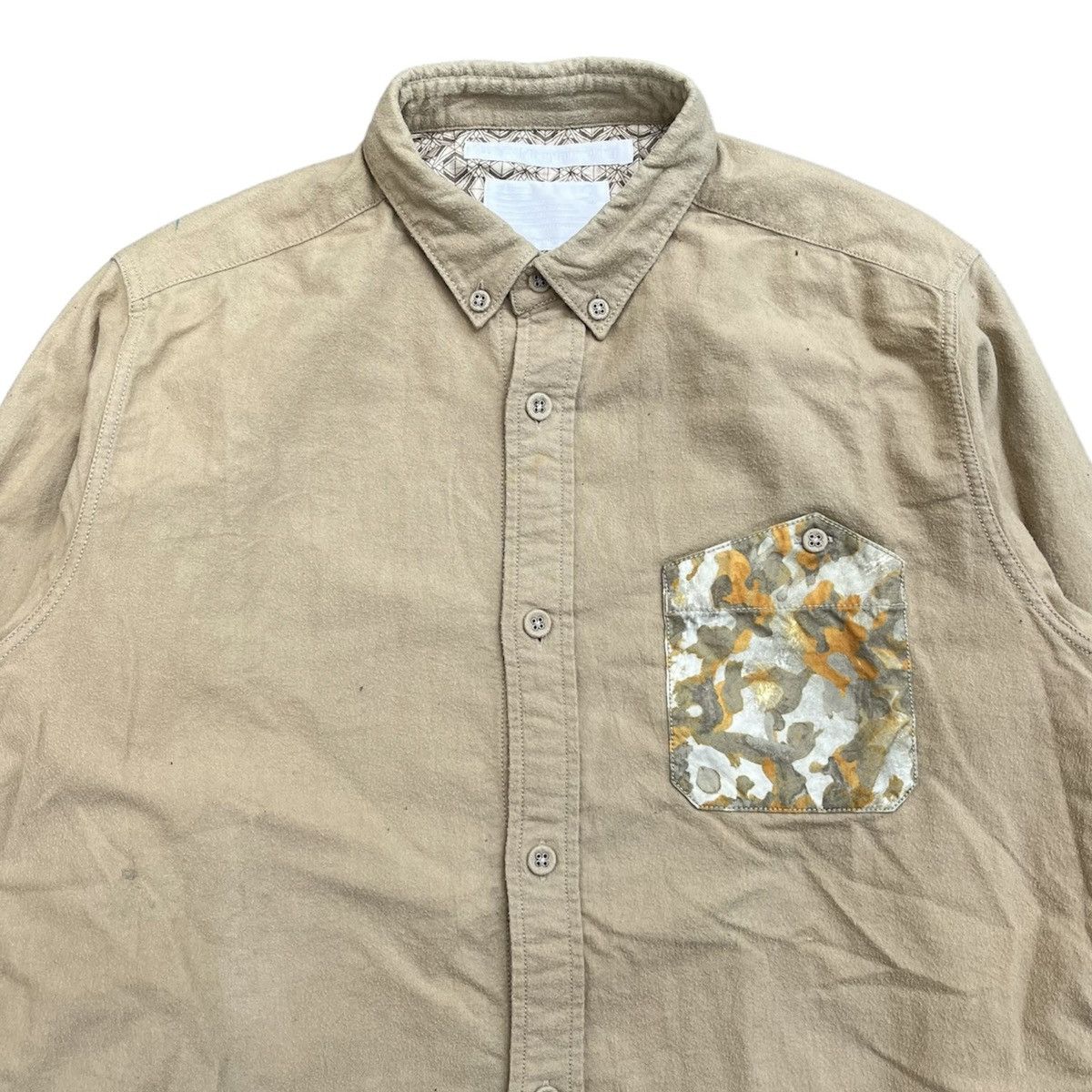 White Mountaineering AW2013 White Mountaineering Corduroy Long Shirt Size US L / EU 52-54 / 3 - 2 Thumbnail