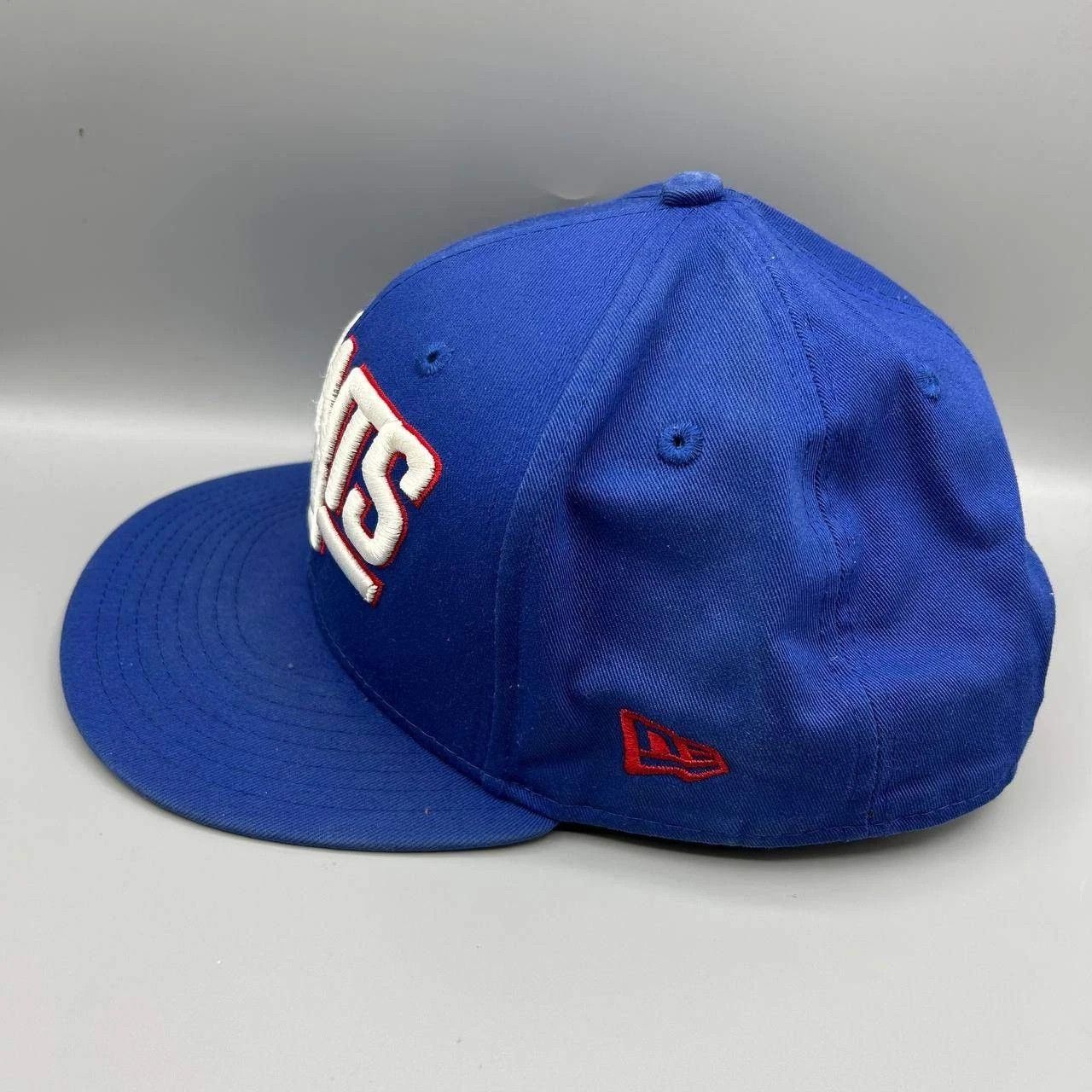 New Era New York Giants Hat Men M-L Blue Red NFL Hat Snap Back Cap Size ONE SIZE - 8 Thumbnail