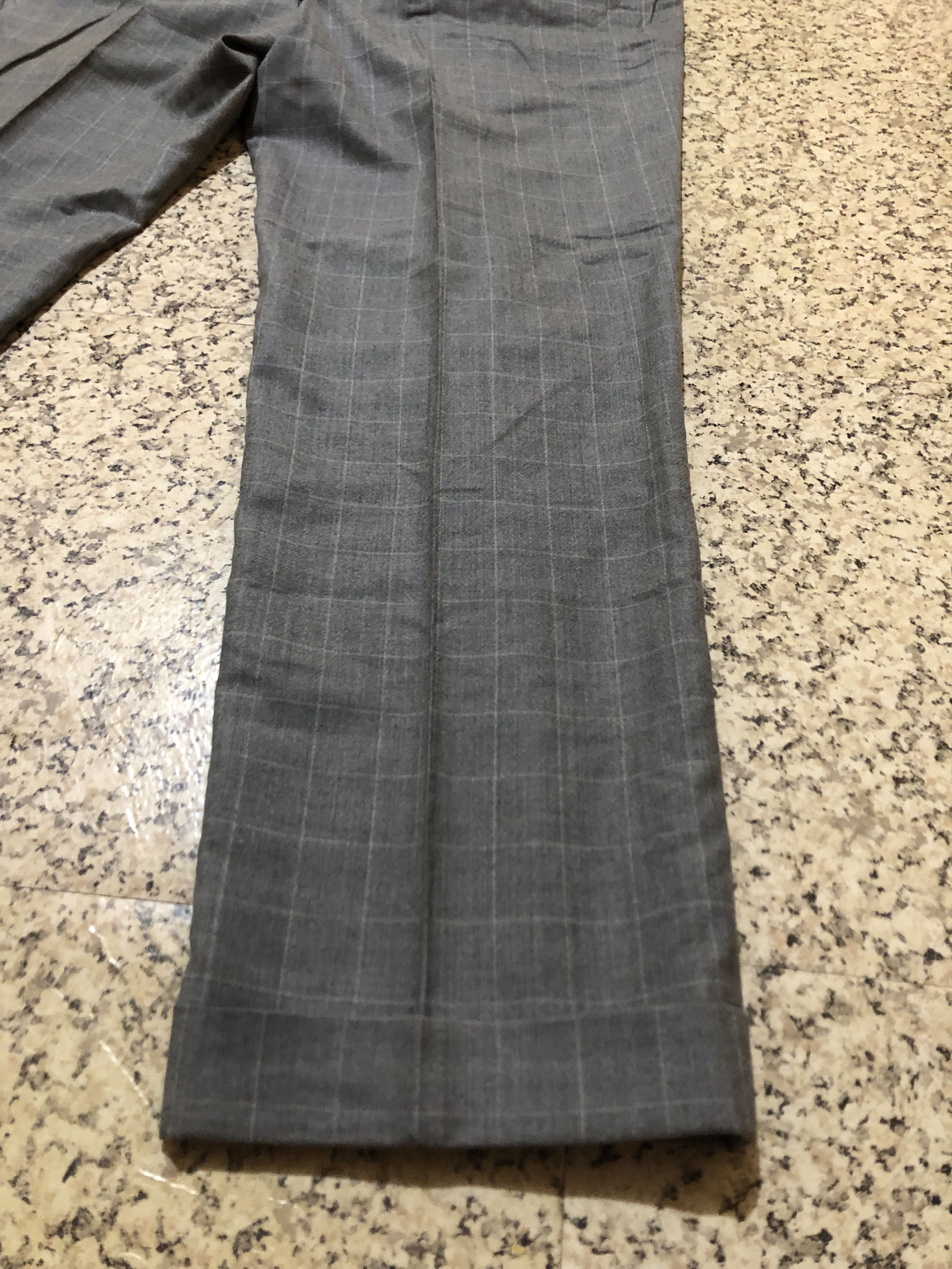 Brunello Cucinelli Brunello Cucinelli Windowpane Plaid Virgin Wool Trousers Size US 35 - 17 Thumbnail