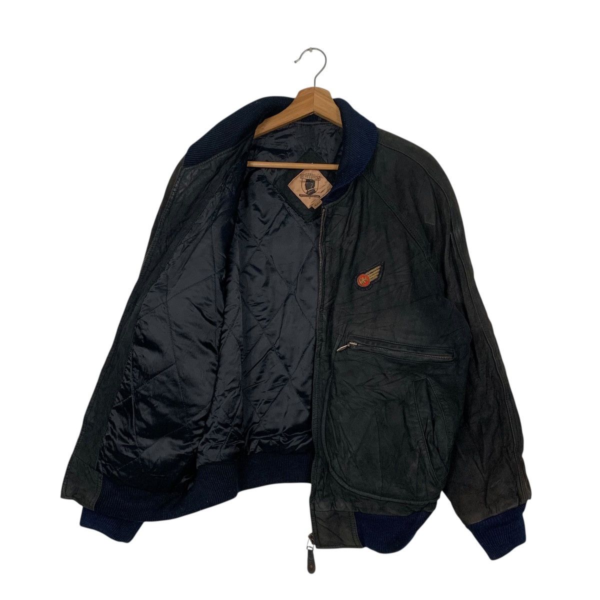 Other Ruff Hewn Military Leather Jacket Size US M / EU 48-50 / 2 - 9 Thumbnail