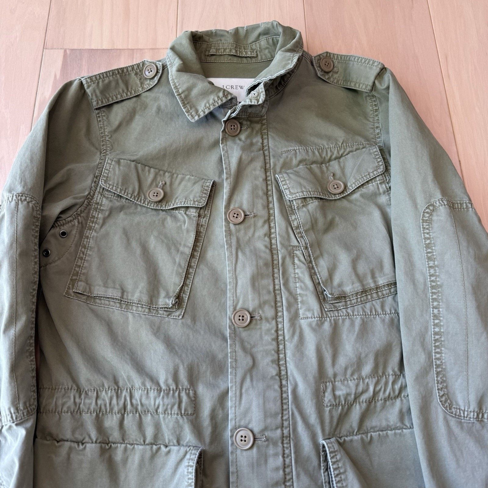 J.Crew J Crew Military Jacket Women's Small Green M65 107 Field Size S / US 4 / IT 40 - 3 Thumbnail