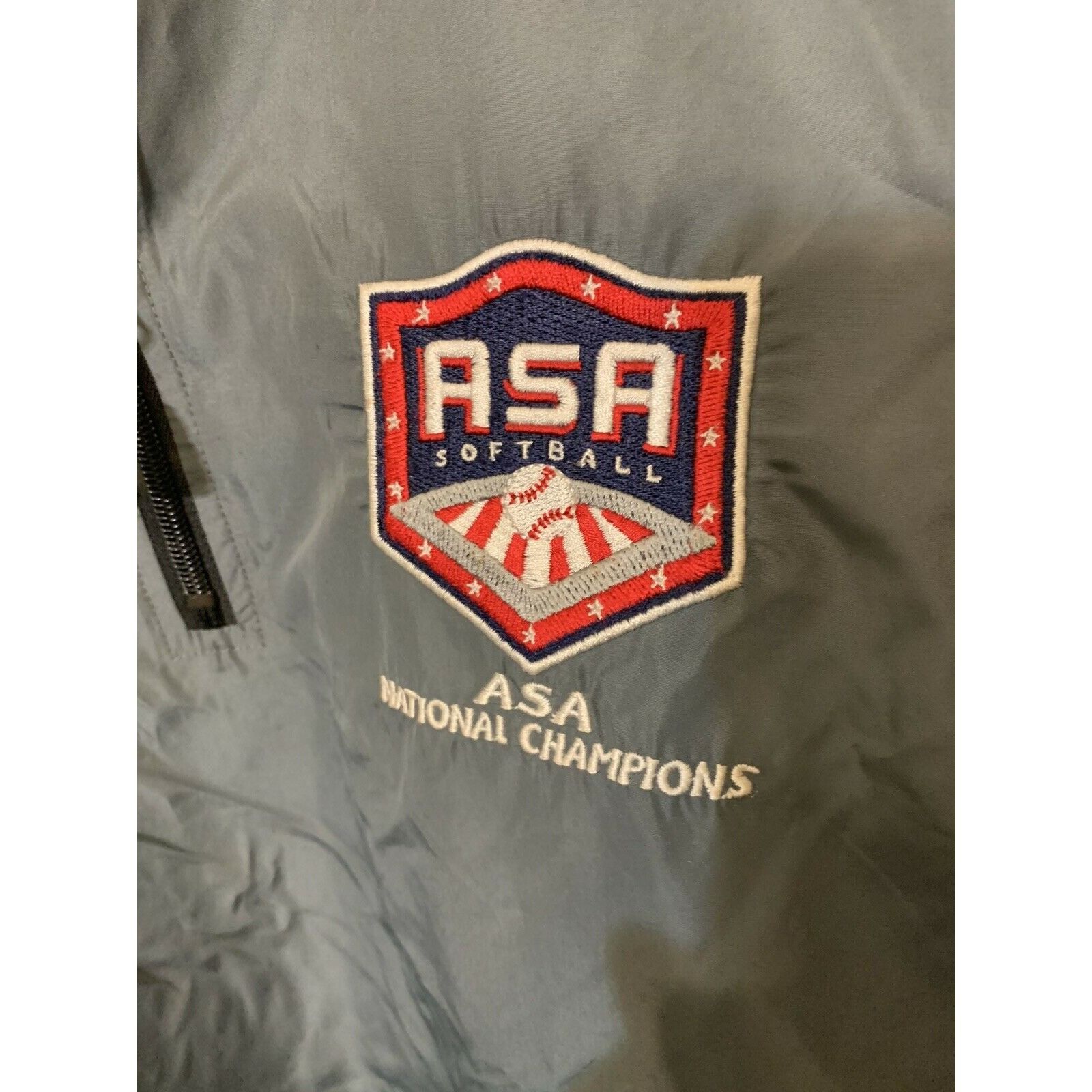 Other ASA Sofball National Champions 1/4 Zip Windbreaker Pullover Size US M / EU 48-50 / 2 - 1 Thumbnail