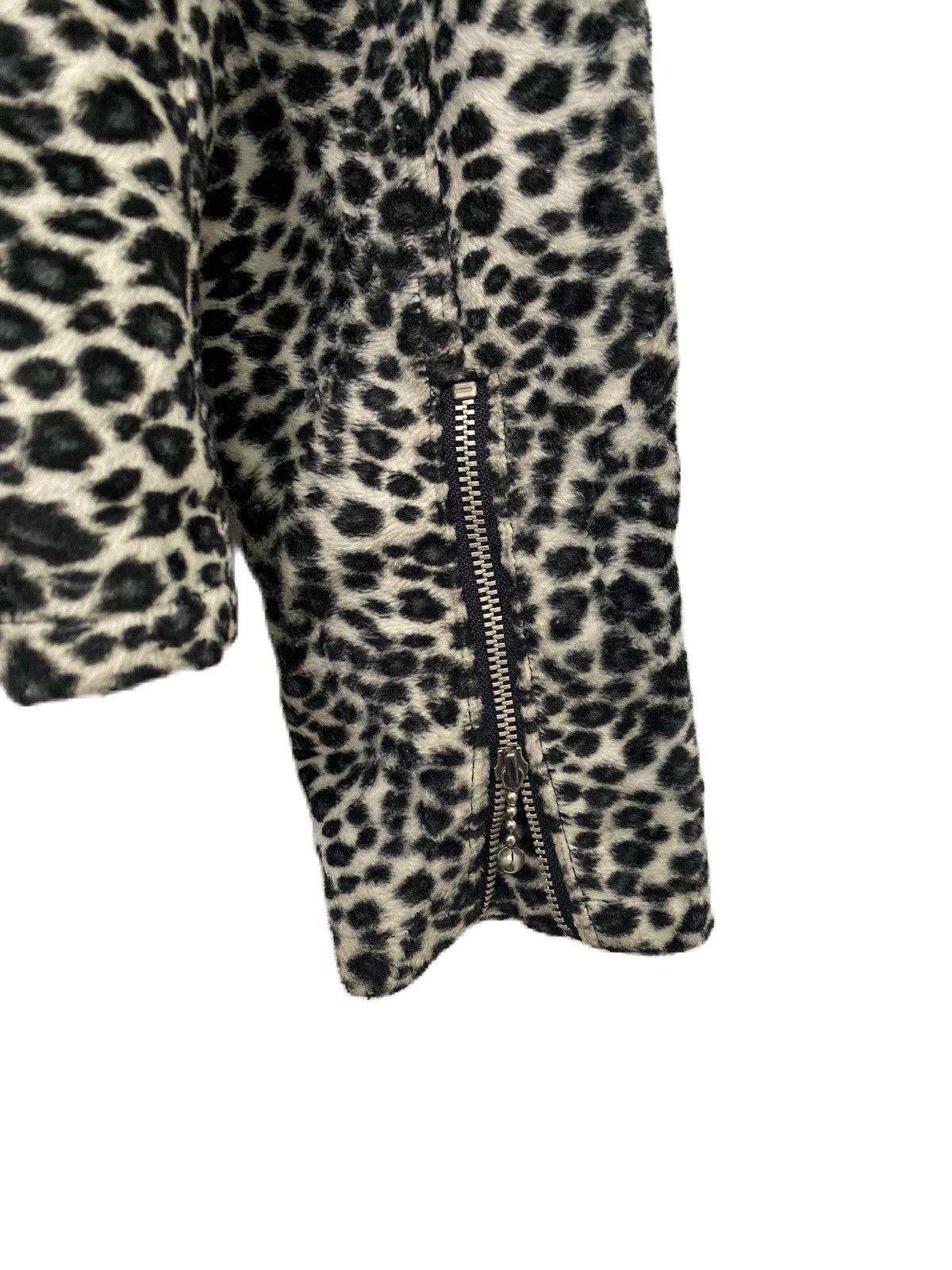 If Six Was Nine × Le Grande Bleu (L.G.B.) ALBINO LEOPARD DESIGN PUNK JACKET SUPER LOVERS VELVET RARE Size US M / EU 48-50 / 2 - 4 Thumbnail