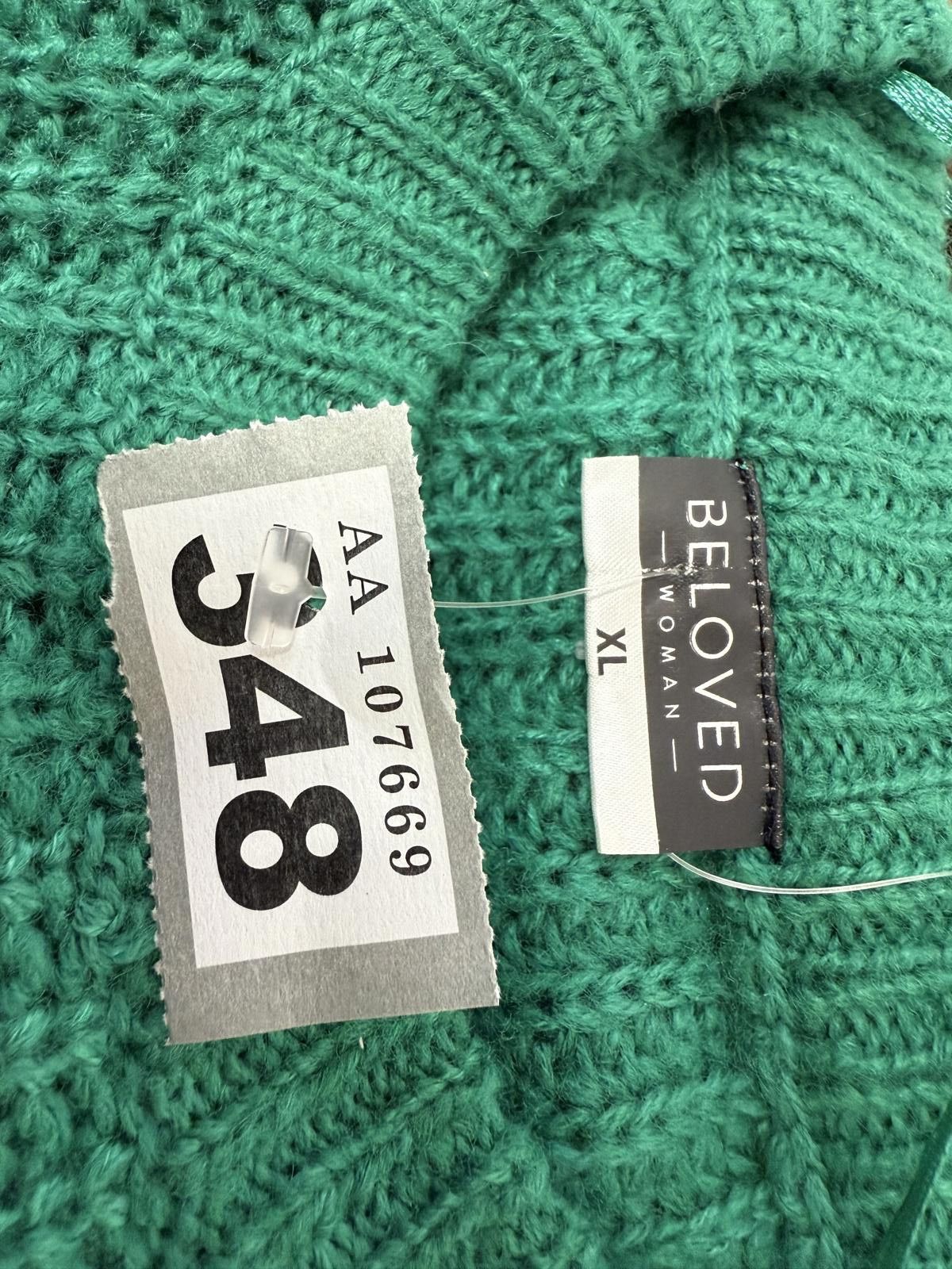 Unknown London Green Knit Sweater Size XL / US 12-14 / IT 48-50 - 4 Thumbnail