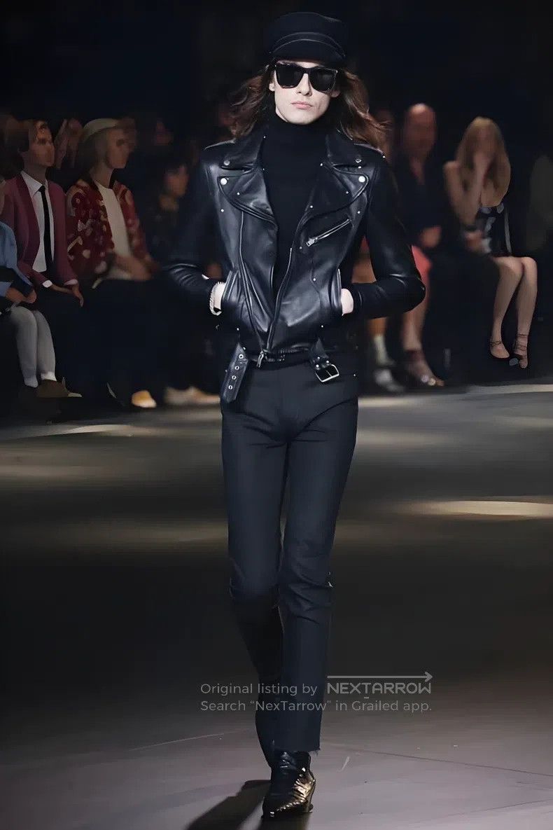 Saint Laurent Paris Saint Laurent Paris Black High-neck Wool Knitwear L Size Size US L / EU 52-54 / 3 - 6 Thumbnail