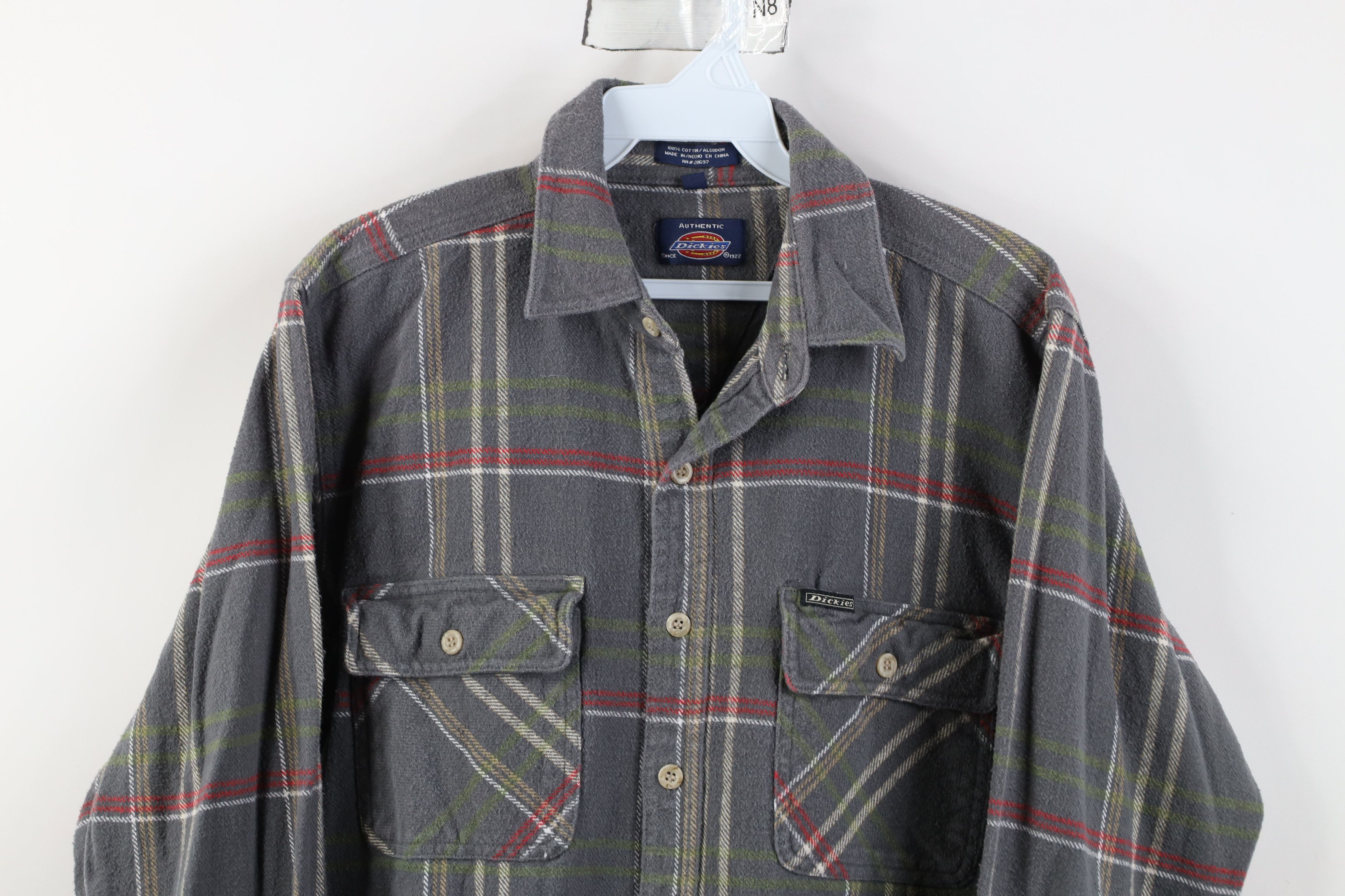Dickies Vintage 90s Dickies Heavyweight Collared Button Shirt Size US M / EU 48-50 / 2 - 2 Thumbnail