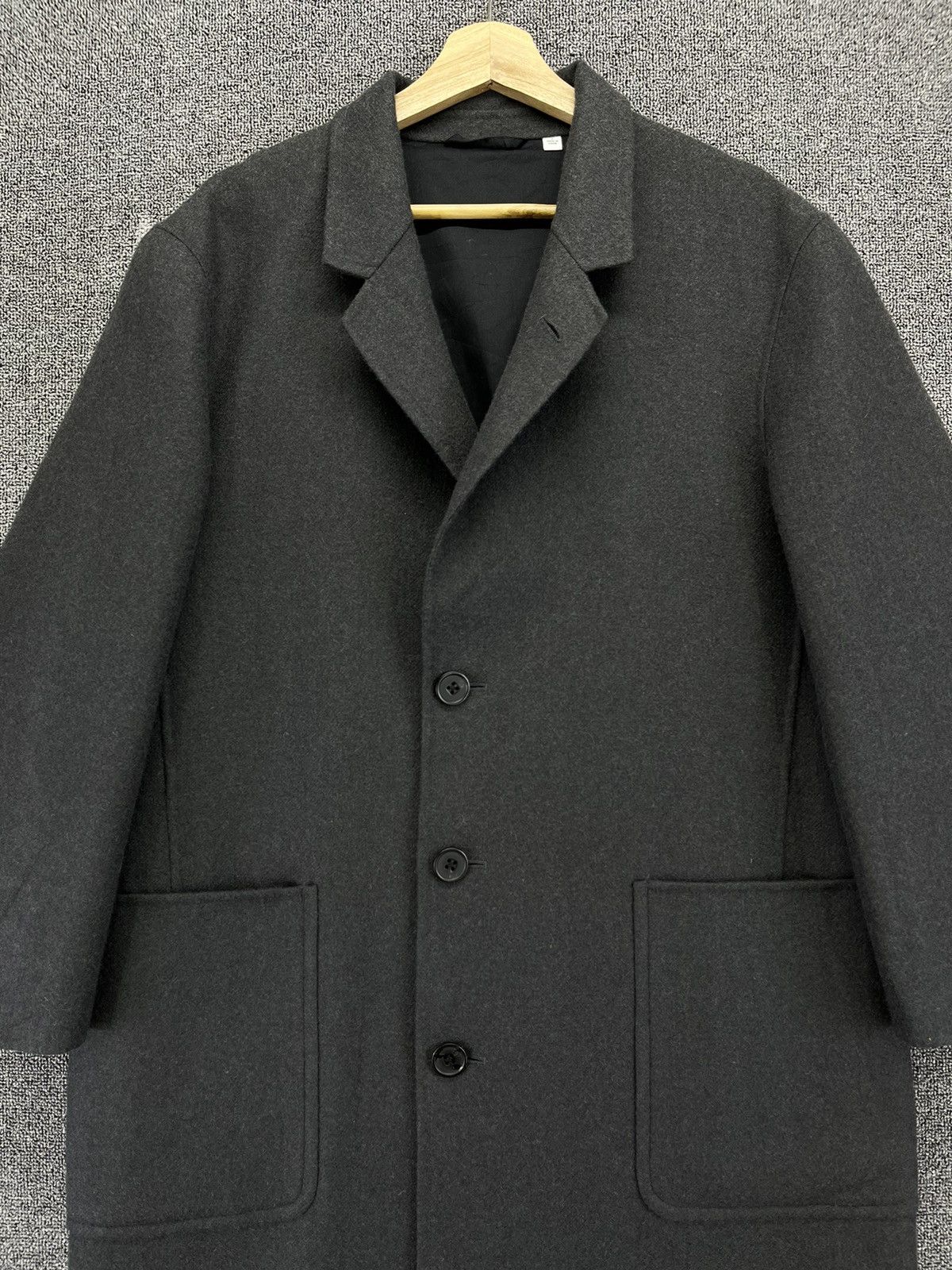 Lemaire × Uniqlo Lemaire Uniqlo Rare Button Up Wool Long Jacket Size US S / EU 44-46 / 1 - 5 Thumbnail