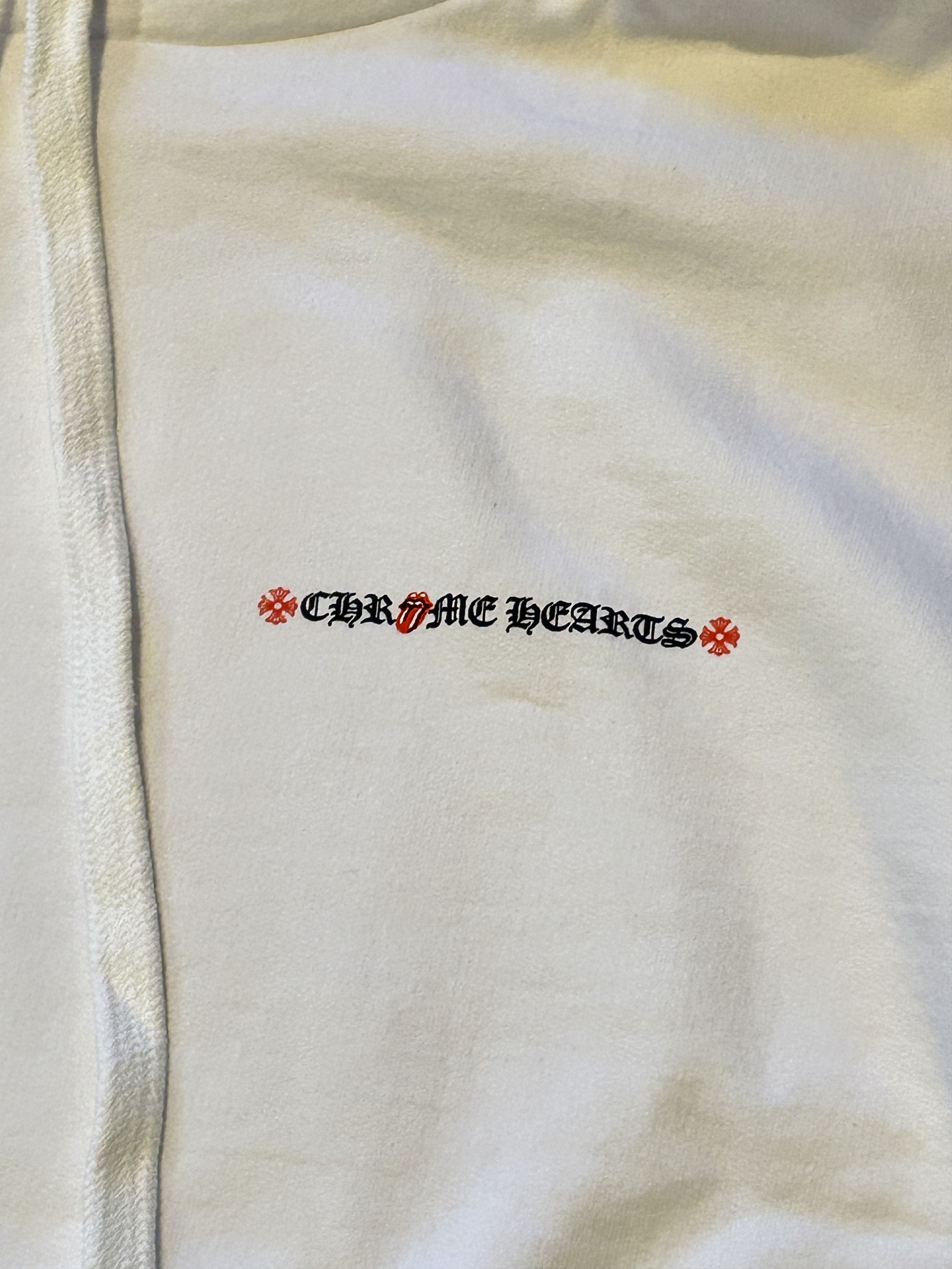 Chrome Hearts Chrome Hearts x Rolling Stones NY Hoodie White Size US XL / EU 56 / 4 - 3 Thumbnail