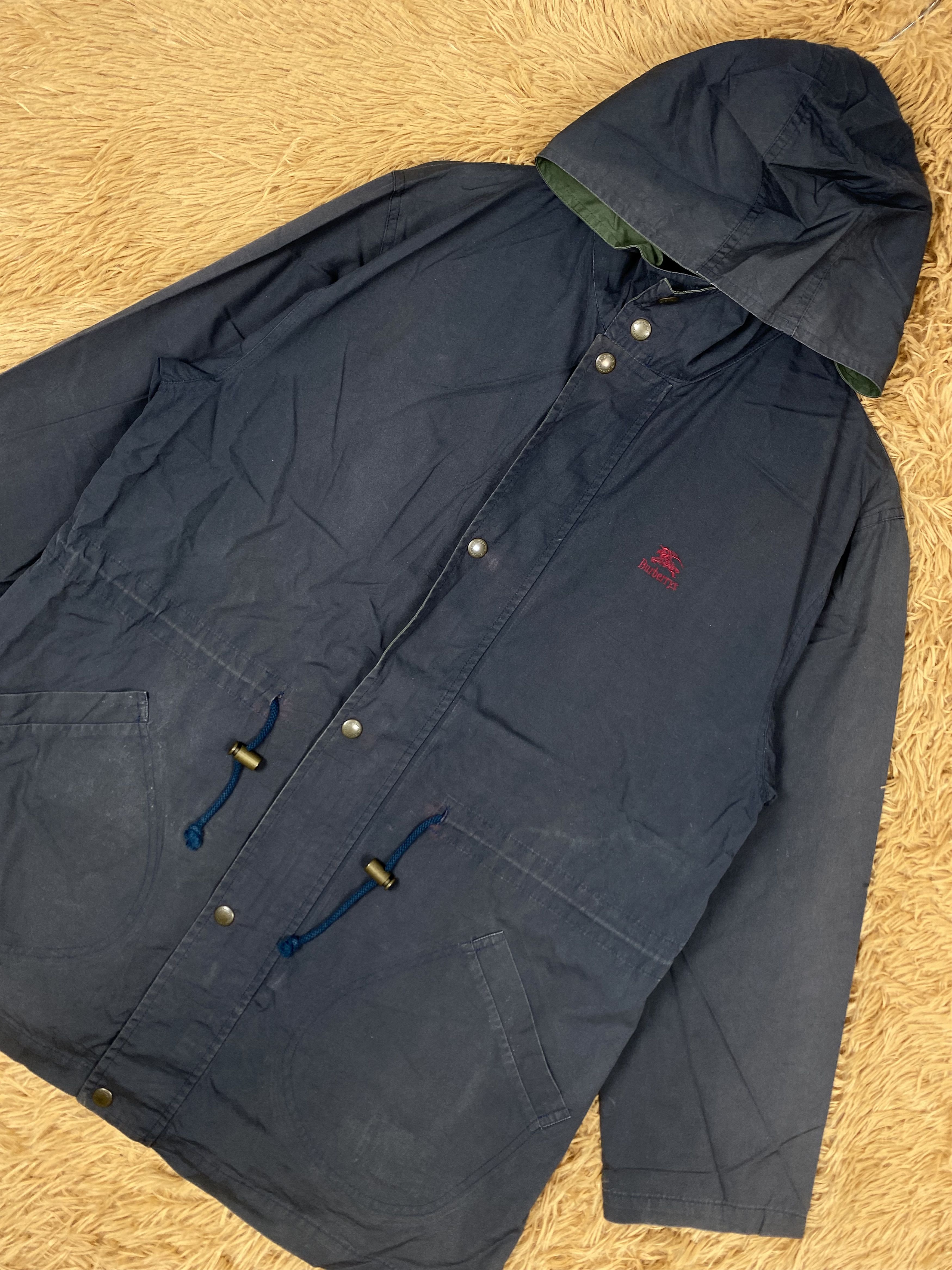 Burberry Vintage Burberry With Hoodie Faded Jacket DJ0985 Size US S / EU 44-46 / 1 - 2 Thumbnail