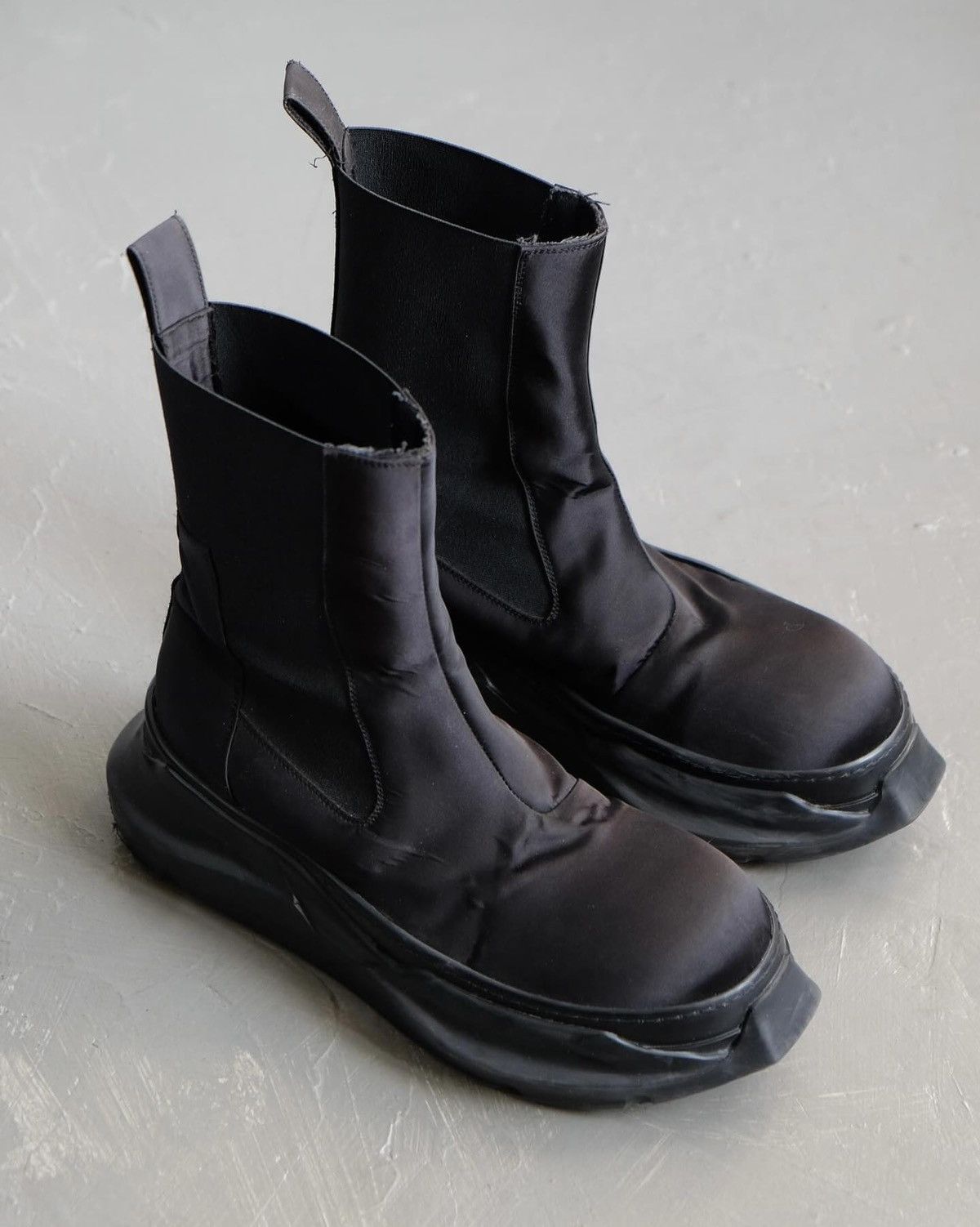 Rick Owens DRKSHDW Abstract Beatle boots