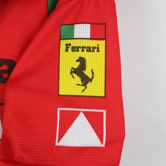 Ferrari × Vintage Vintage 90s Ferrari Racing All Over Print Collared Polo Size US L / EU 52-54 / 3 - 4 Thumbnail