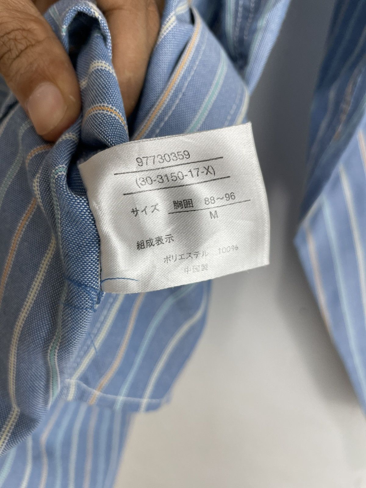 Sergio Tacchini Sergio Tacchini Classic Striped Shirt Logo Pocket Size US M / EU 48-50 / 2 - 8 Thumbnail